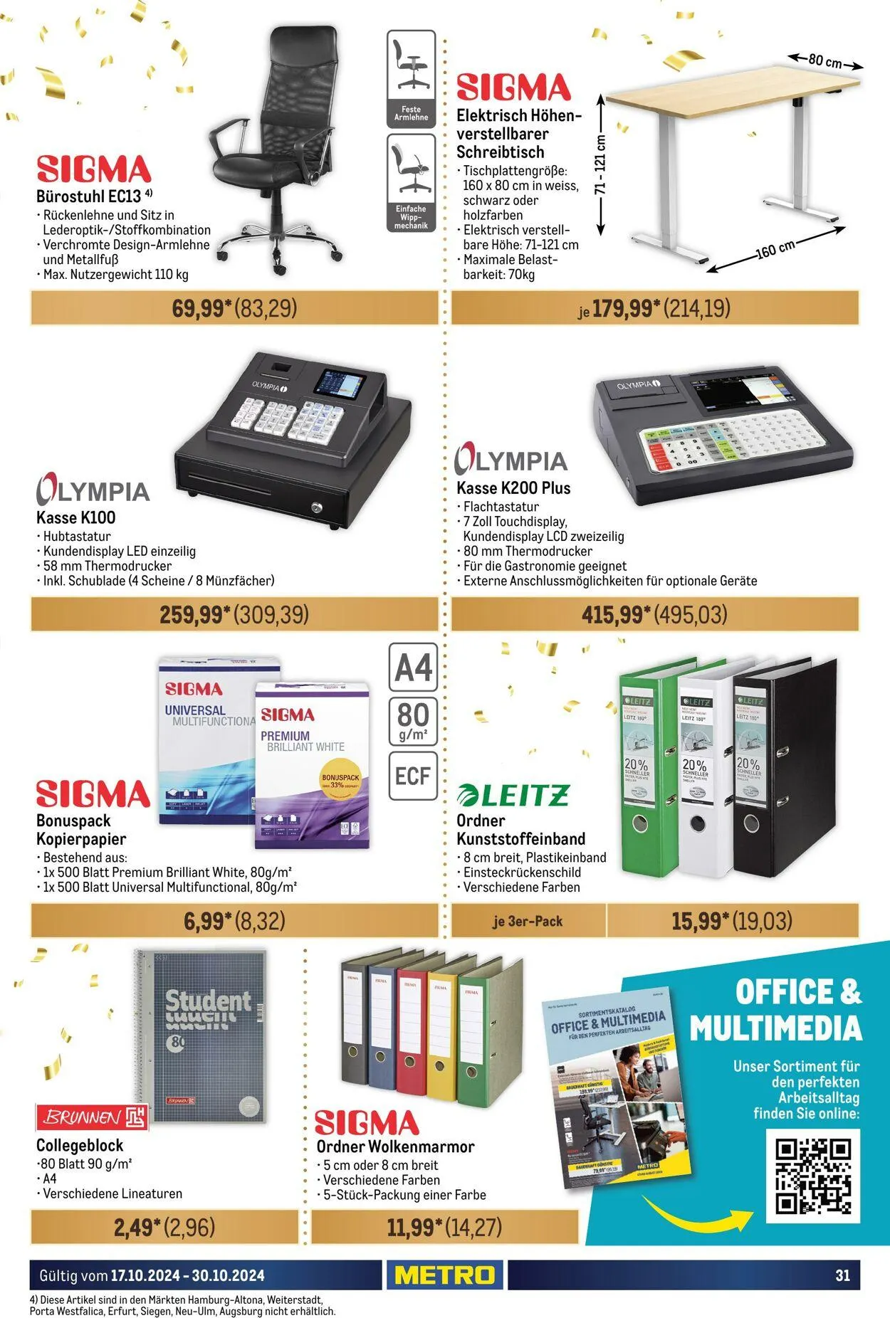 Metro Aktueller Prospekt von 21. August bis 4. September 2025 - Prospekt seite 31