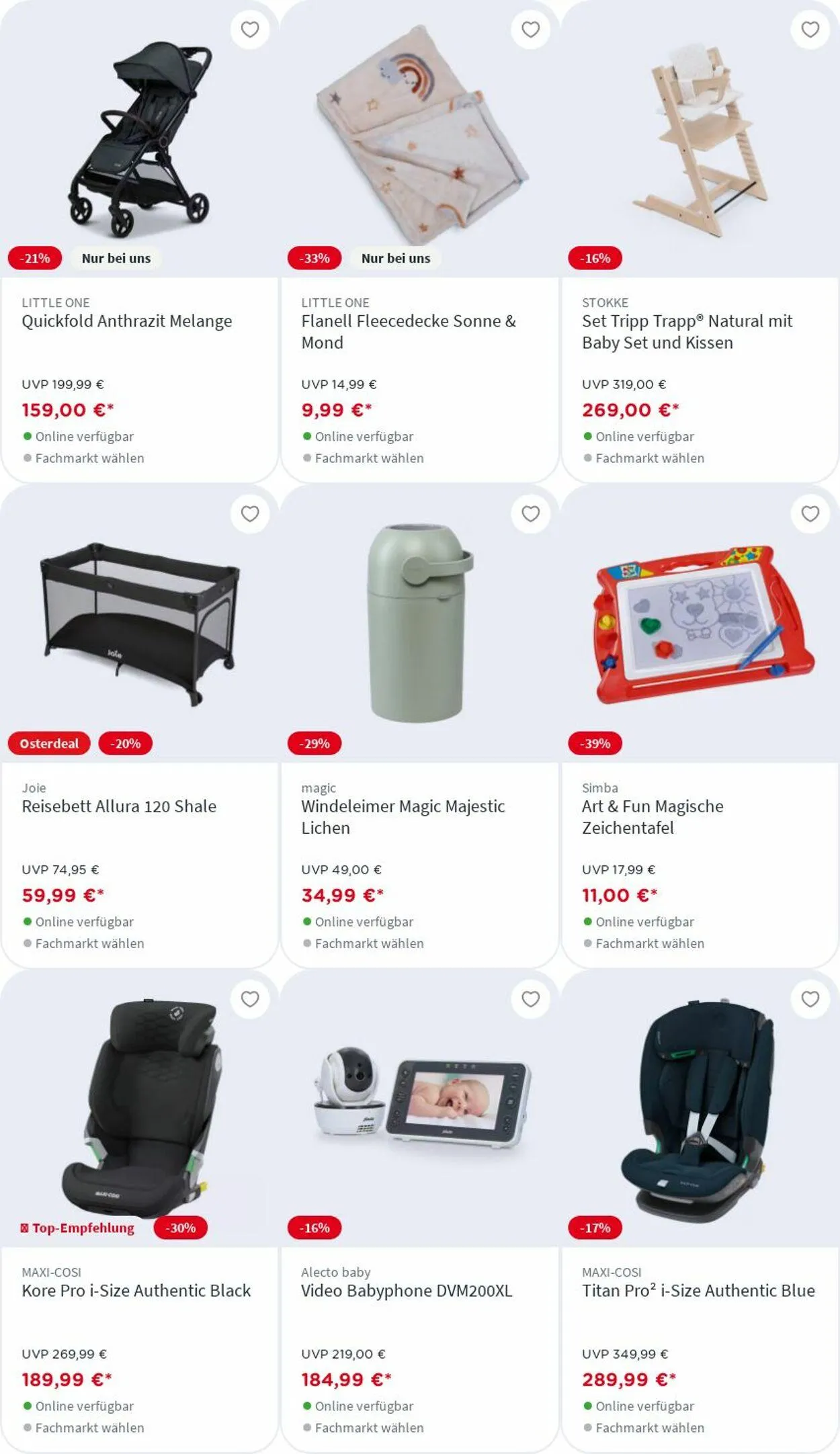 BabyOne Aktueller Prospekt von 7. April bis 13. April 2025 - Prospekt seite 33