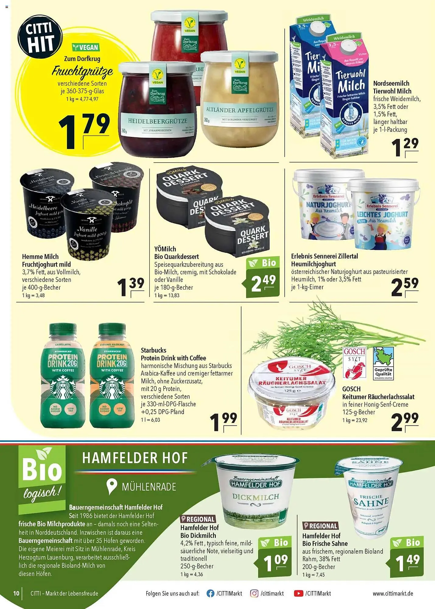 CITTI Markt Prospekt von 28. Januar bis 10. Februar 2026 - Prospekt seite 10