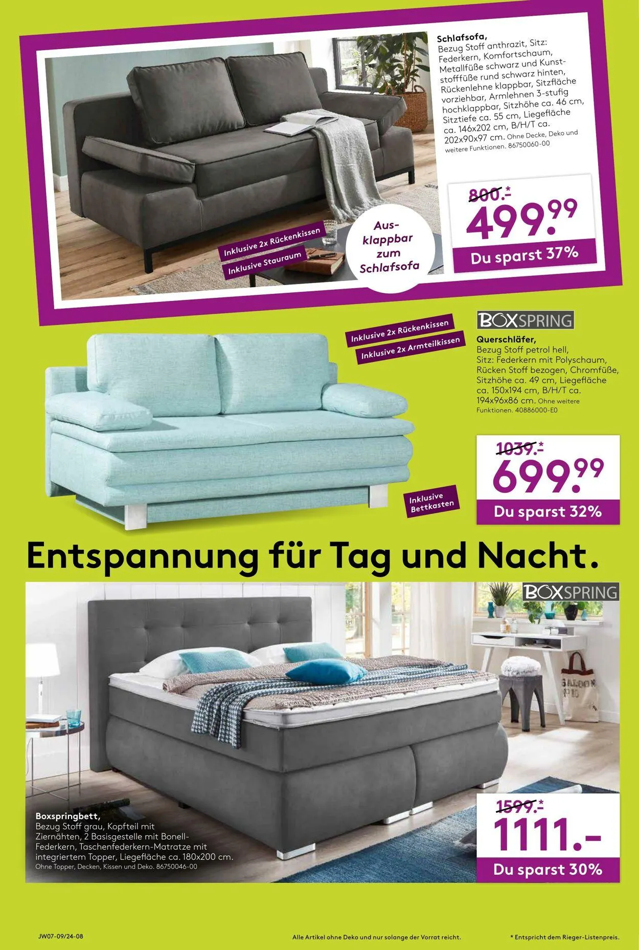 Möbel Rieger Aktueller Prospekt von 21. Mai bis 4. Juni 2025 - Prospekt seite 8