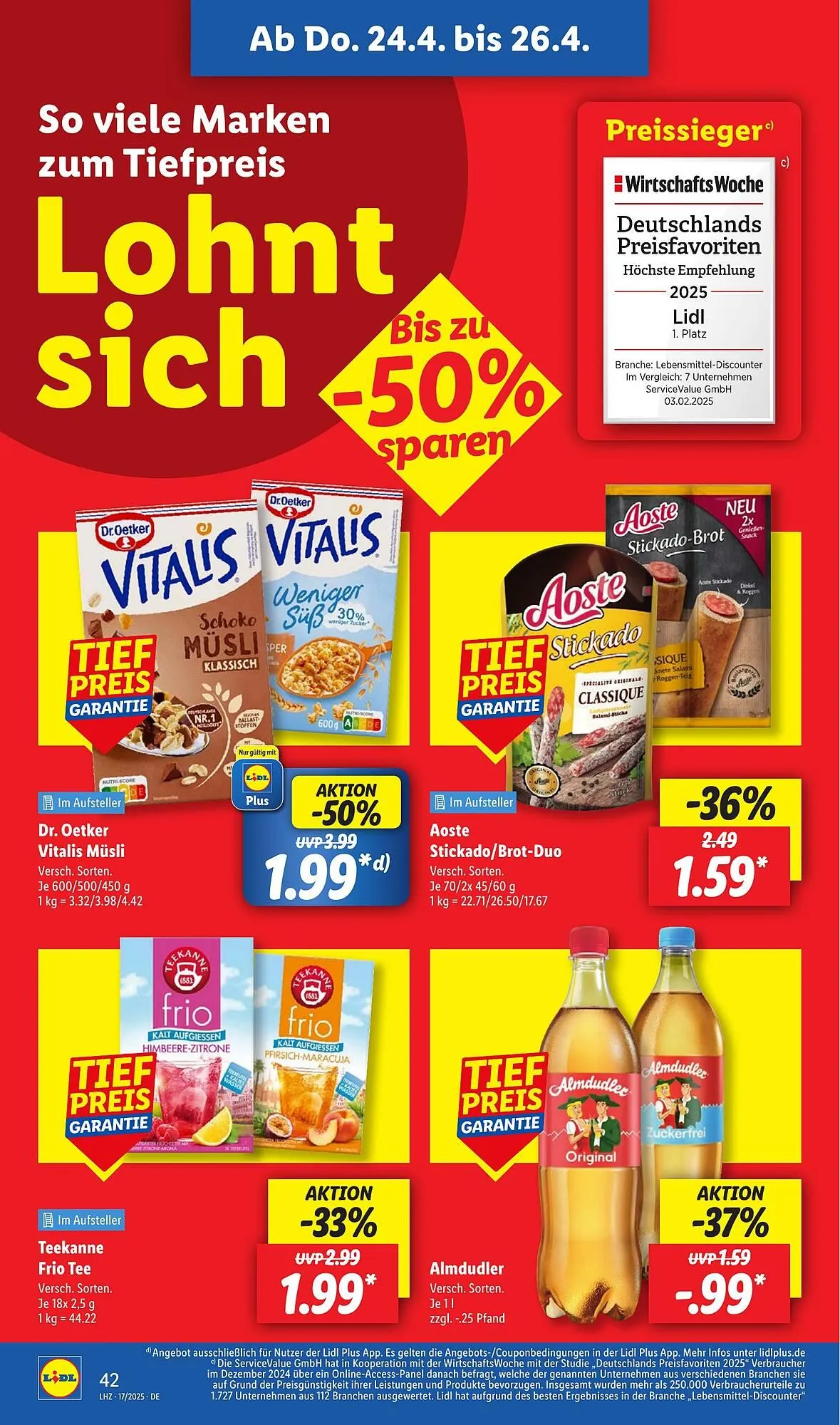 Lidl Prospekt von 22. April bis 26. April 2025 - Prospekt seite 56