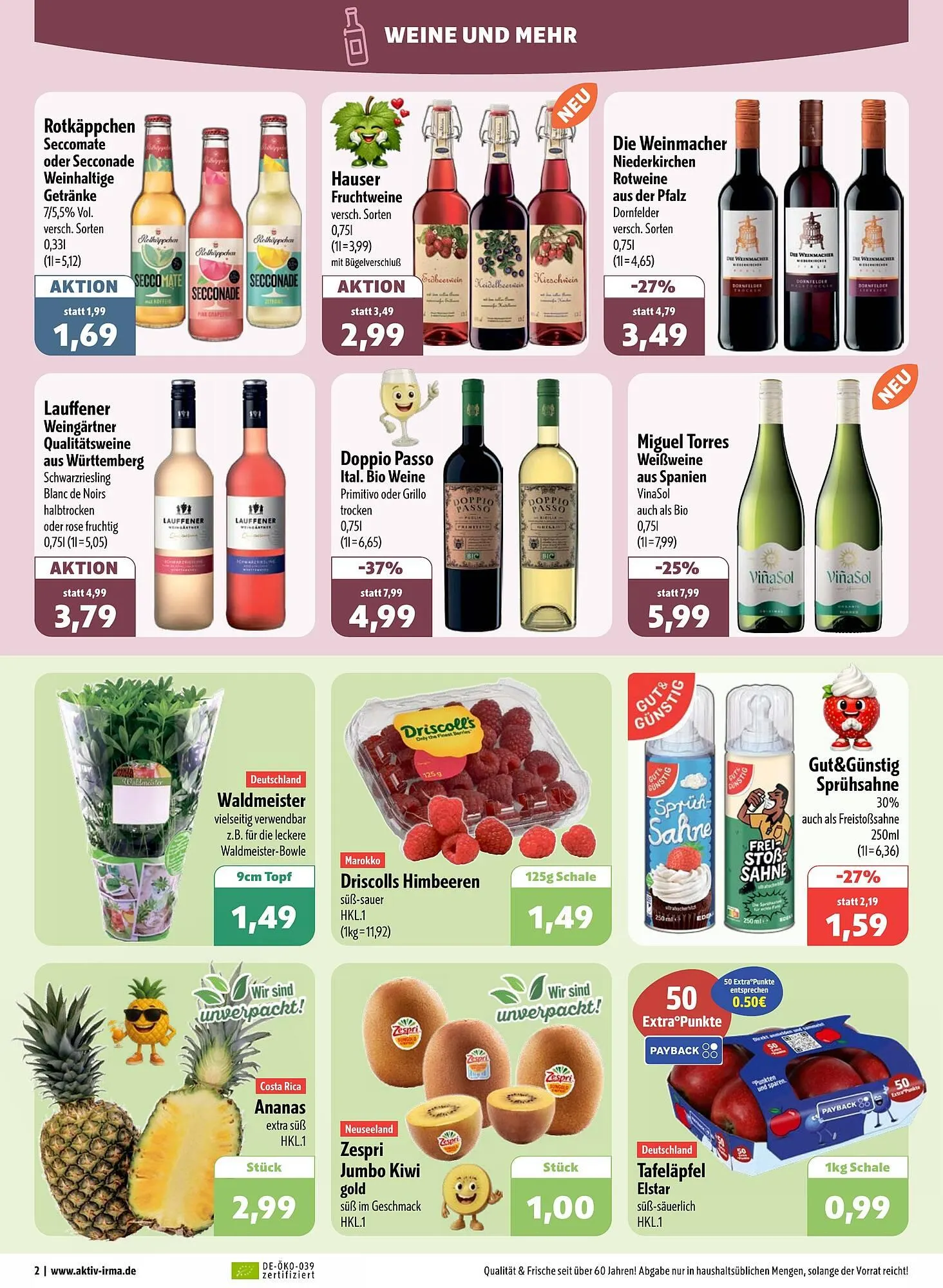 Aktiv Irma Prospekt von 27. April bis 2. Mai 2026 - Prospekt seite 2