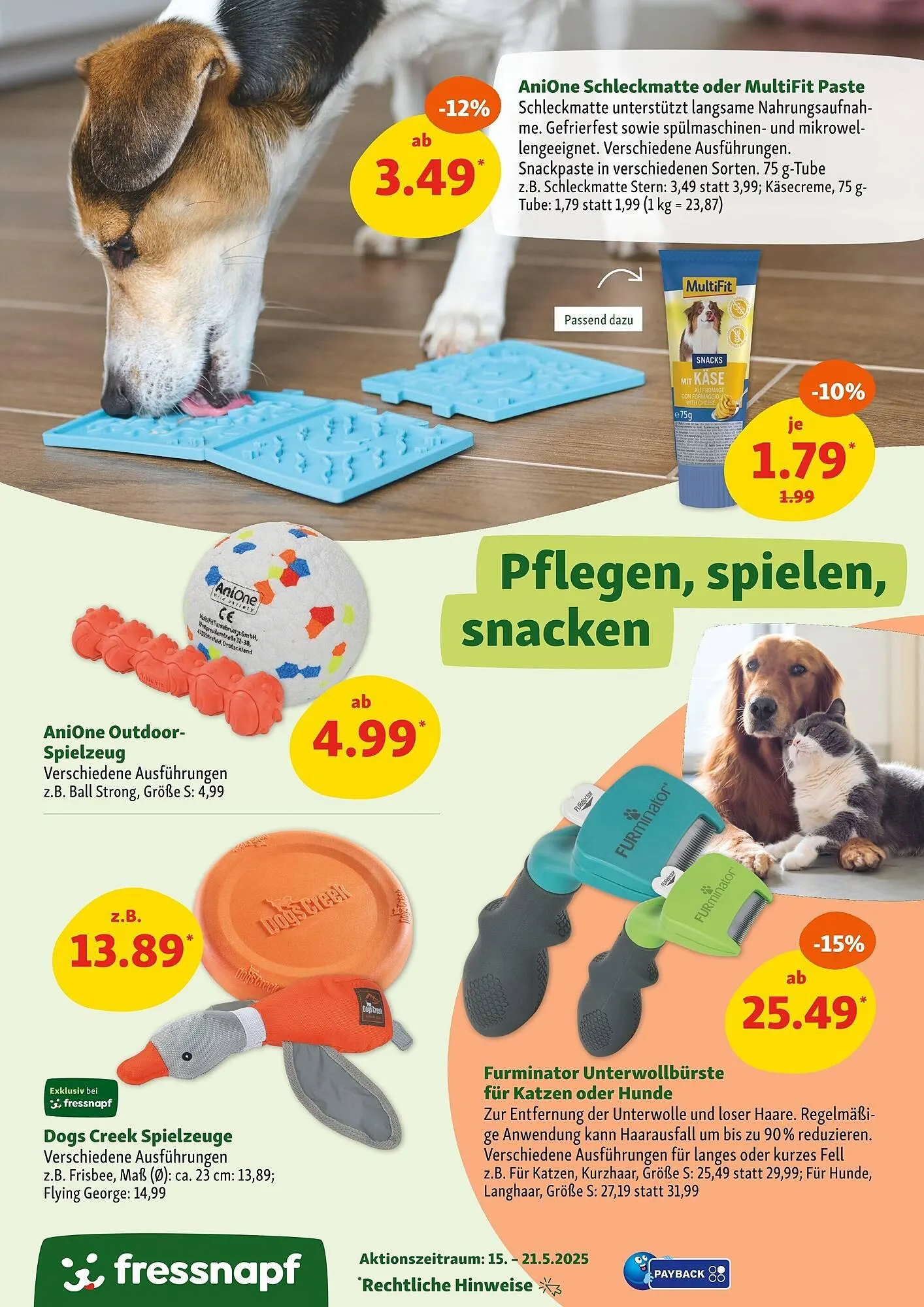 Fressnapf Prospekt von 15. Mai bis 21. Mai 2025 - Prospekt seite 4