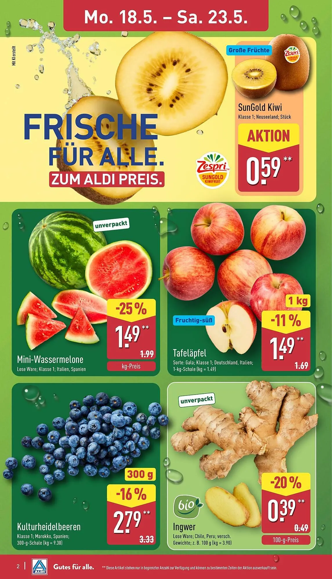 Aldi Nord Prospekt von 18. Mai bis 23. Mai 2026 - Prospekt seite 2