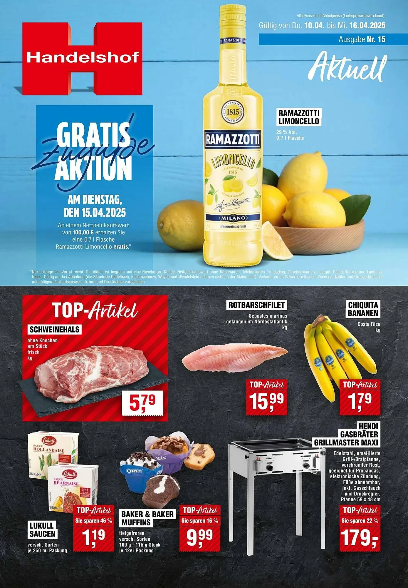 Handelshof Prospekt von 10. April bis 16. April 2025 - Prospekt seite 1