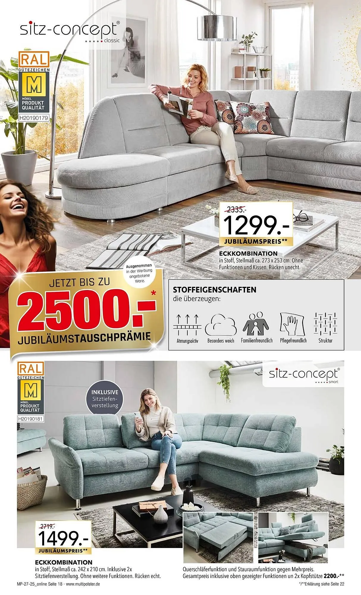 Multipolster Prospekt von 10. Juli bis 2. August 2025 - Prospekt seite 18