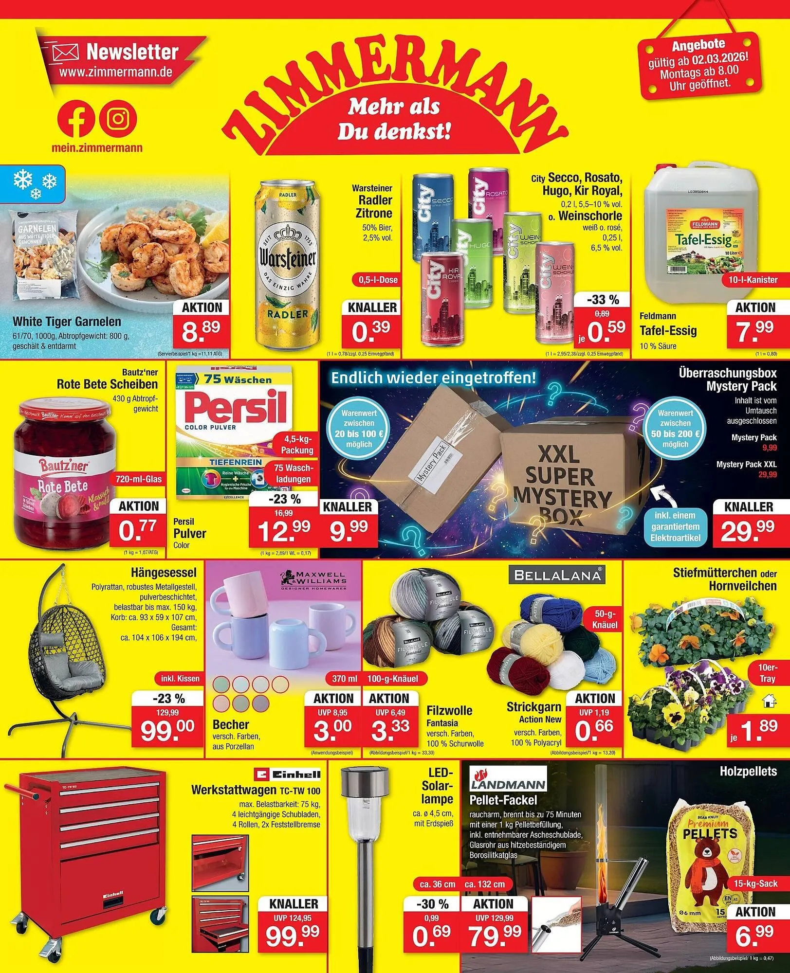 Zimmermann Prospekt von 2. März bis 7. März 2026 - Prospekt seite 1