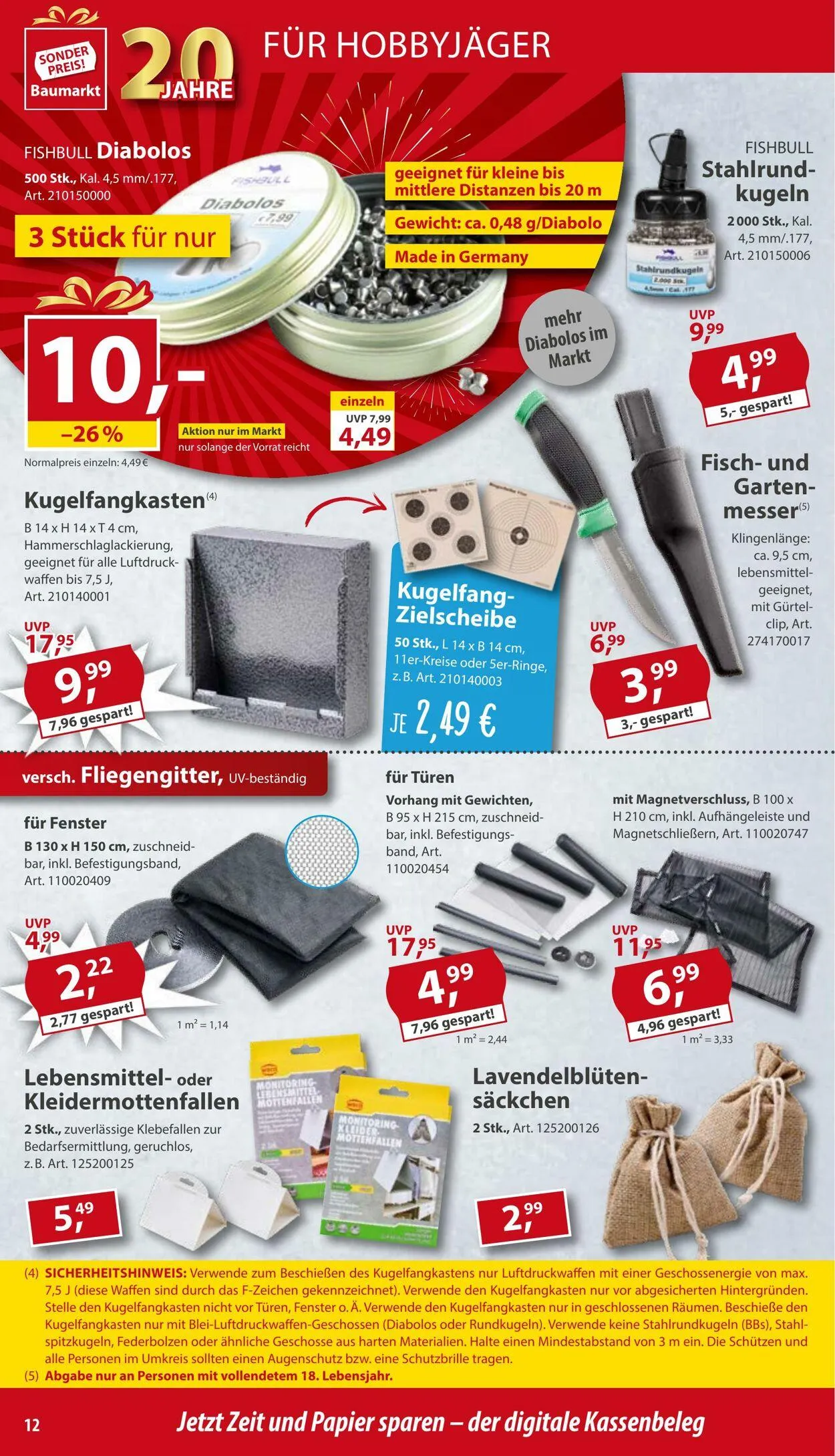 Sonderpreis Baumarkt Aktueller Prospekt von 10. Mai bis 24. Mai 2025 - Prospekt seite 12