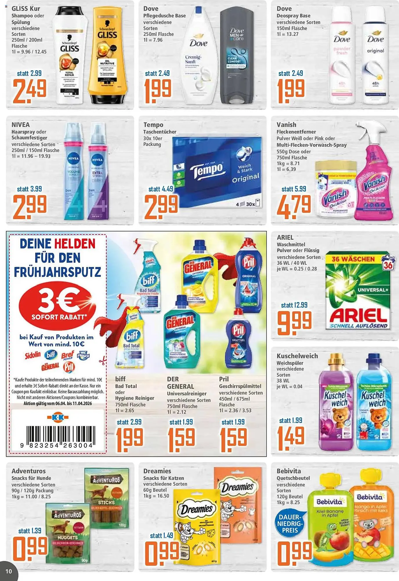 Klaas und Kock Prospekt von 7. April bis 11. April 2026 - Prospekt seite 10