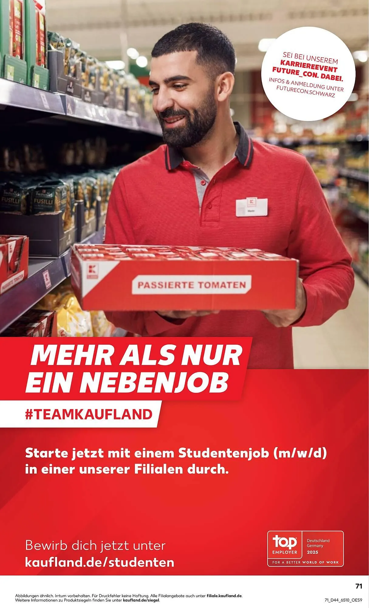 Kaufland Prospekt von 30. Oktober bis 5. November 2025 - Prospekt seite 71