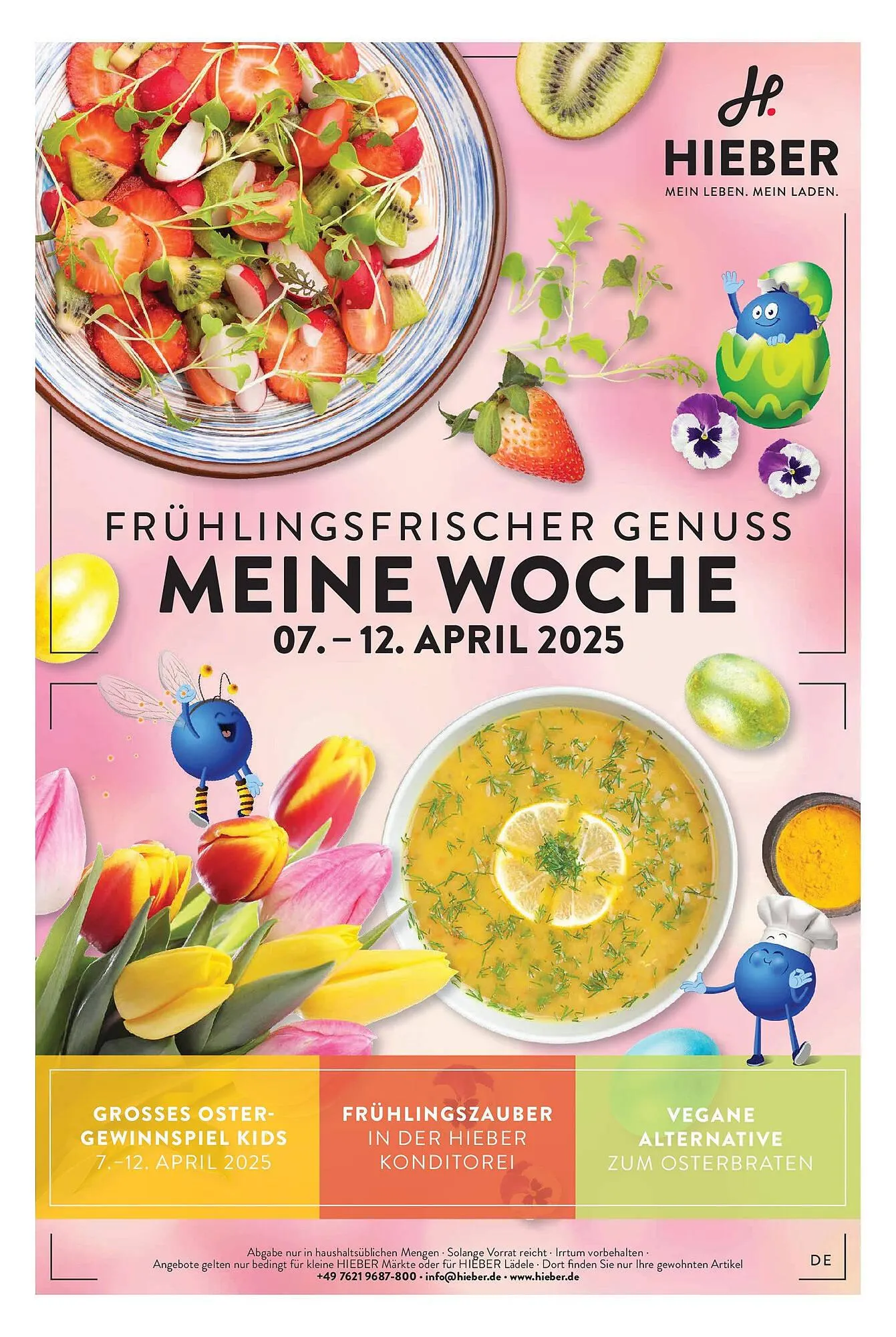 Hieber's Frische Center Prospekt von 6. April bis 12. April 2025 - Prospekt seite 1