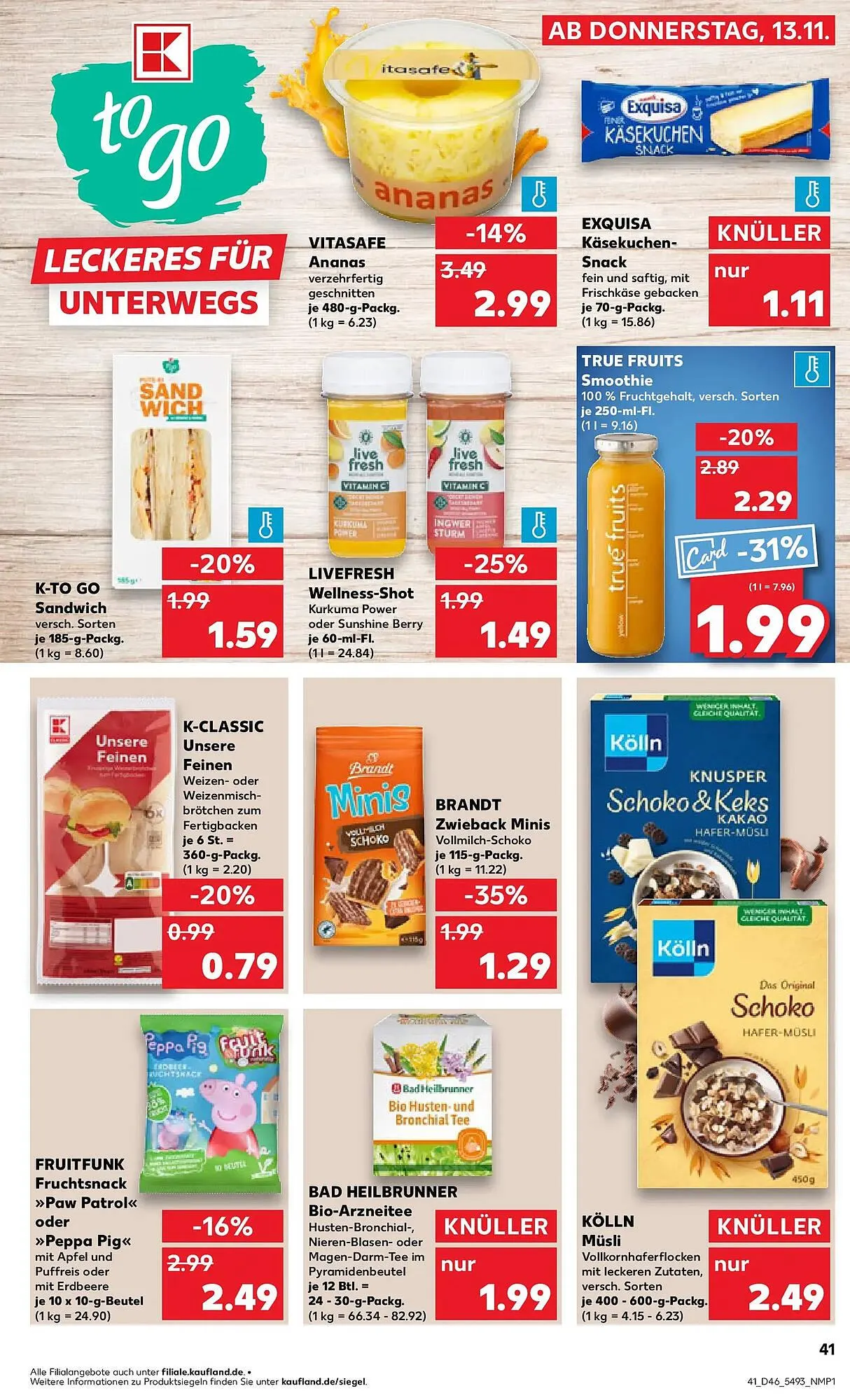 Kaufland Prospekt von 16. November bis 19. November 2025 - Prospekt seite 41