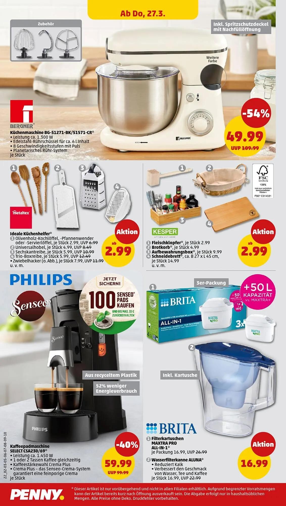 PENNY Prospekt von 24. März bis 29. März 2025 - Prospekt seite 22