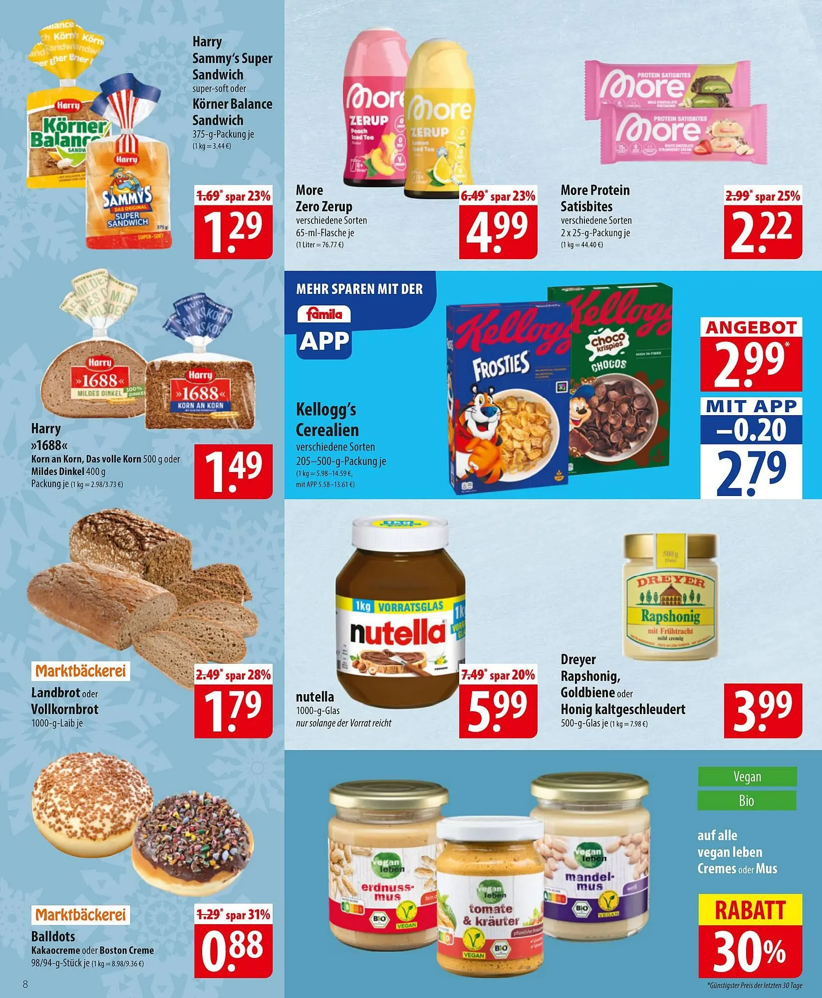 Famila Nord Ost Prospekt von 1. Dezember bis 6. Dezember 2025 - Prospekt seite 8