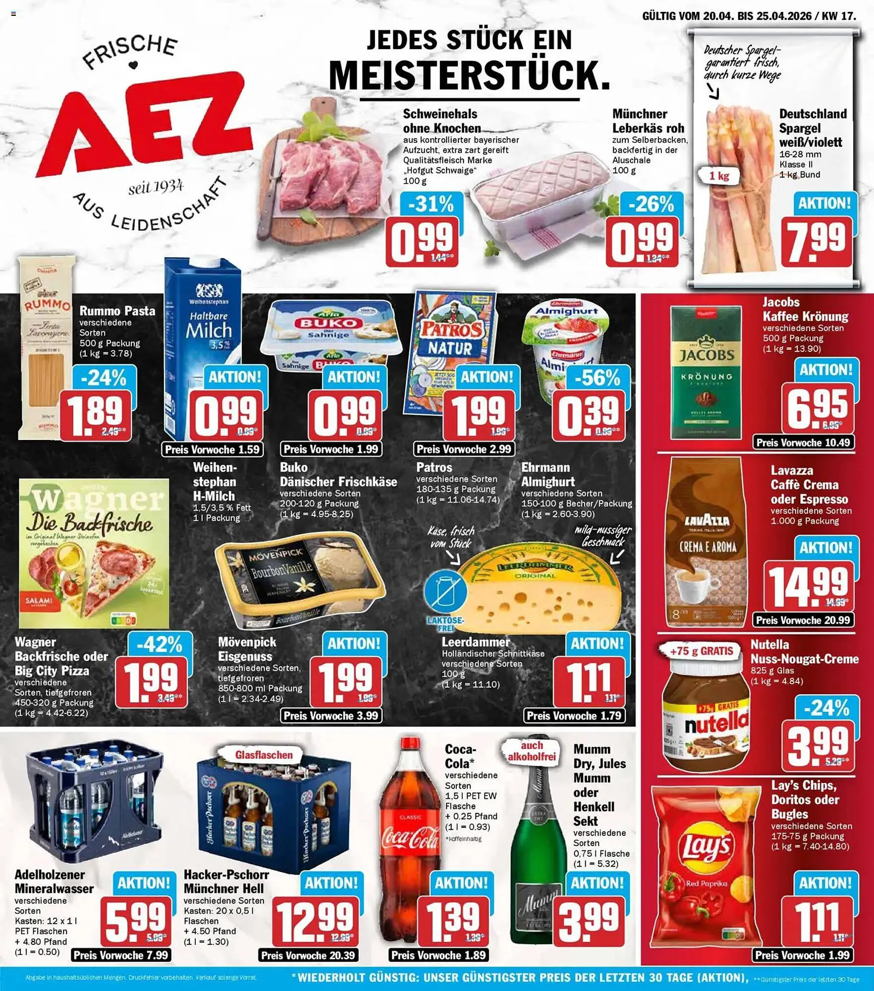 AEZ Prospekt von 20. April bis 25. April 2026 - Prospekt seite 1