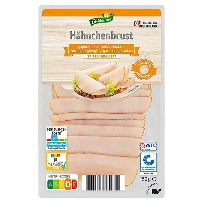 GÜLDENHOF Aufschnitt-Spezialitäten 150 g, Hähnchen