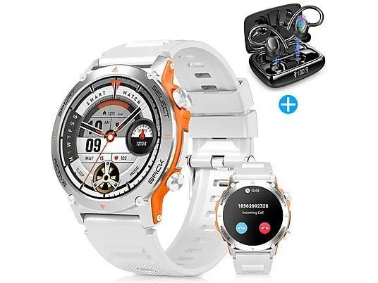 RAYOFI Y136 Smartwatch Silikon, 265 mm, Schwarz