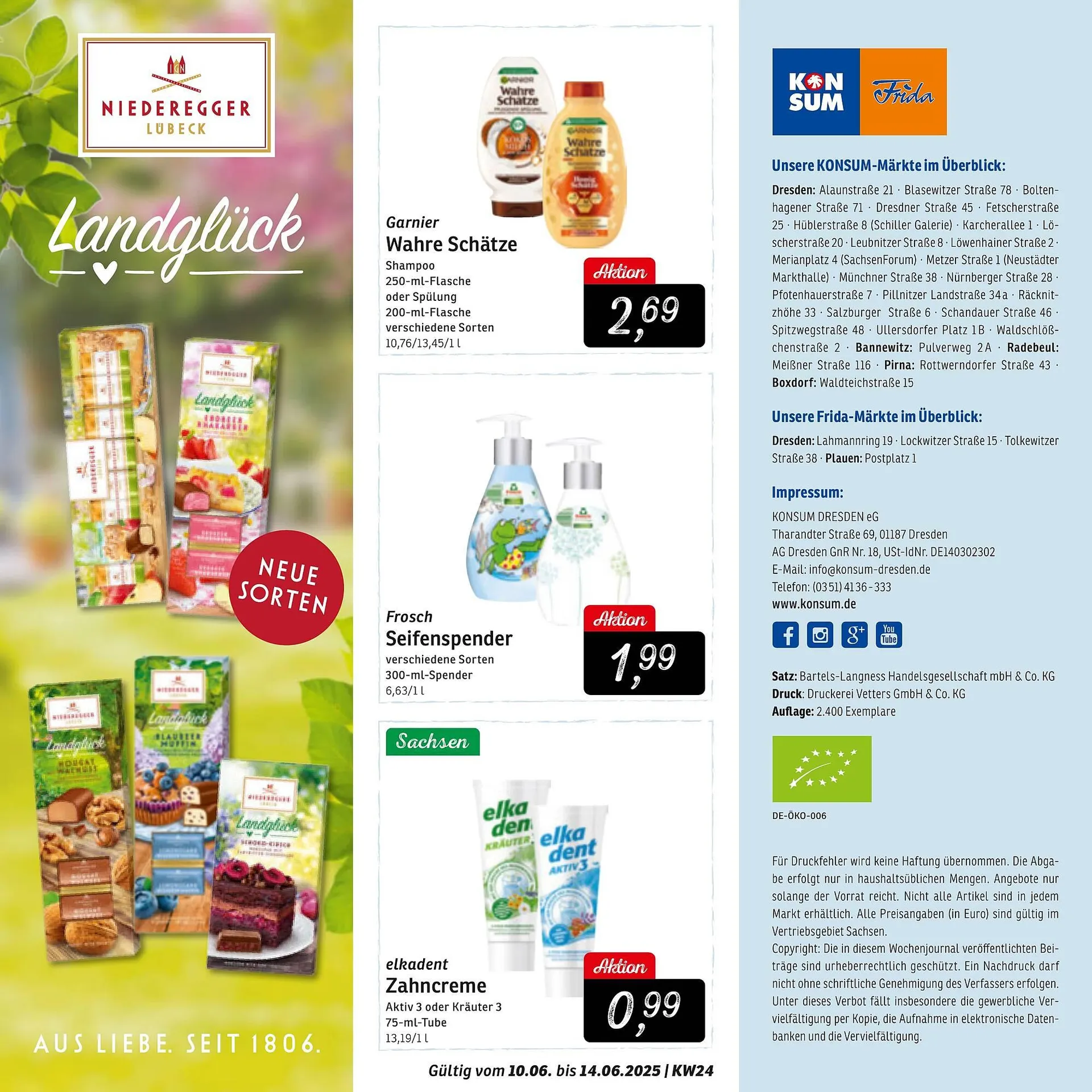 KONSUM Prospekt von 9. Juni bis 14. Juni 2025 - Prospekt seite 12