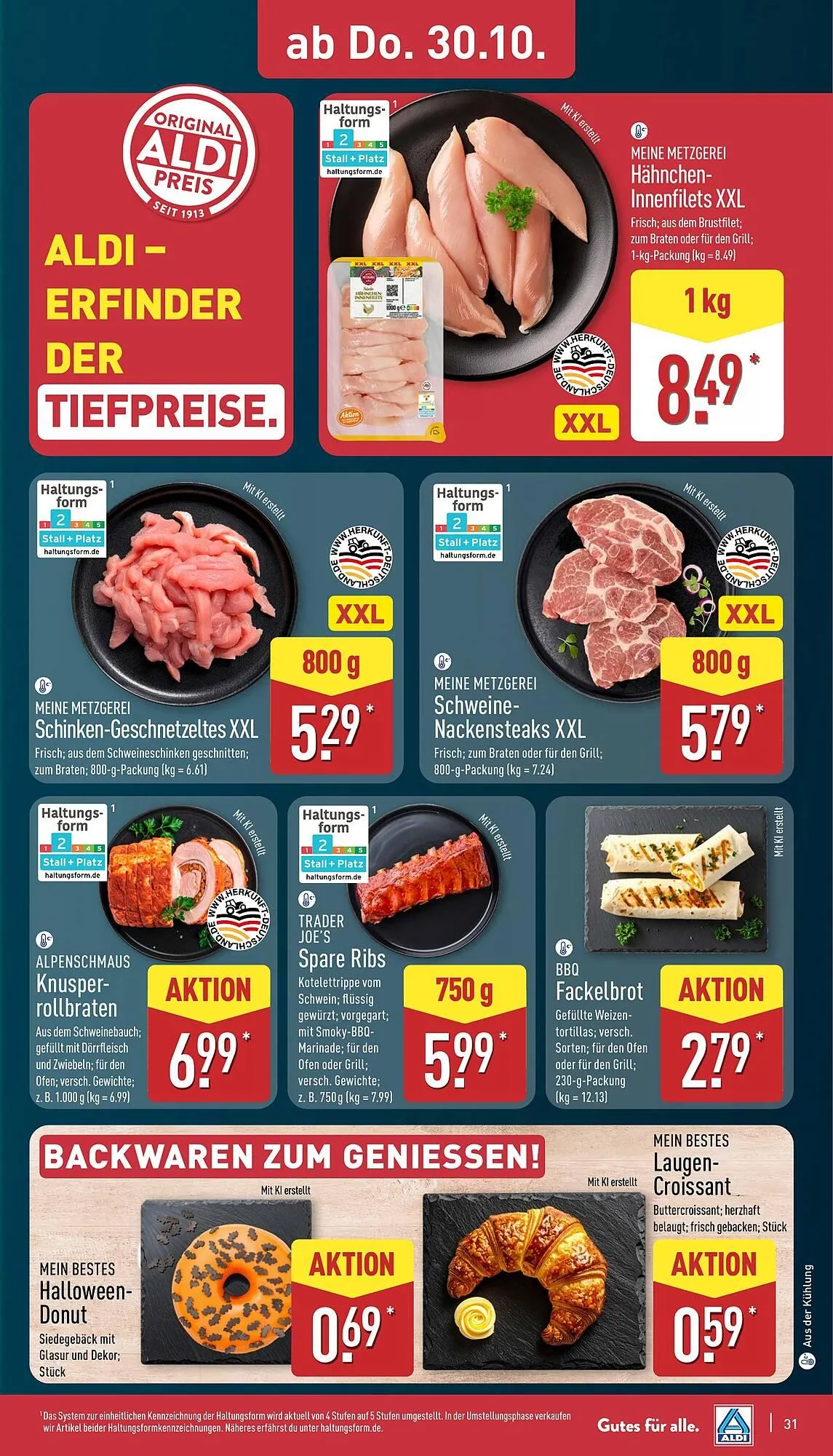 Aldi Nord Prospekt von 27. Oktober bis 2. November 2025 - Prospekt seite 31