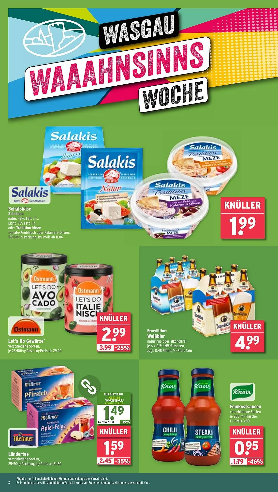 Wasgau Prospekt von 24. März bis 29. März 2025 - Prospekt seite 2