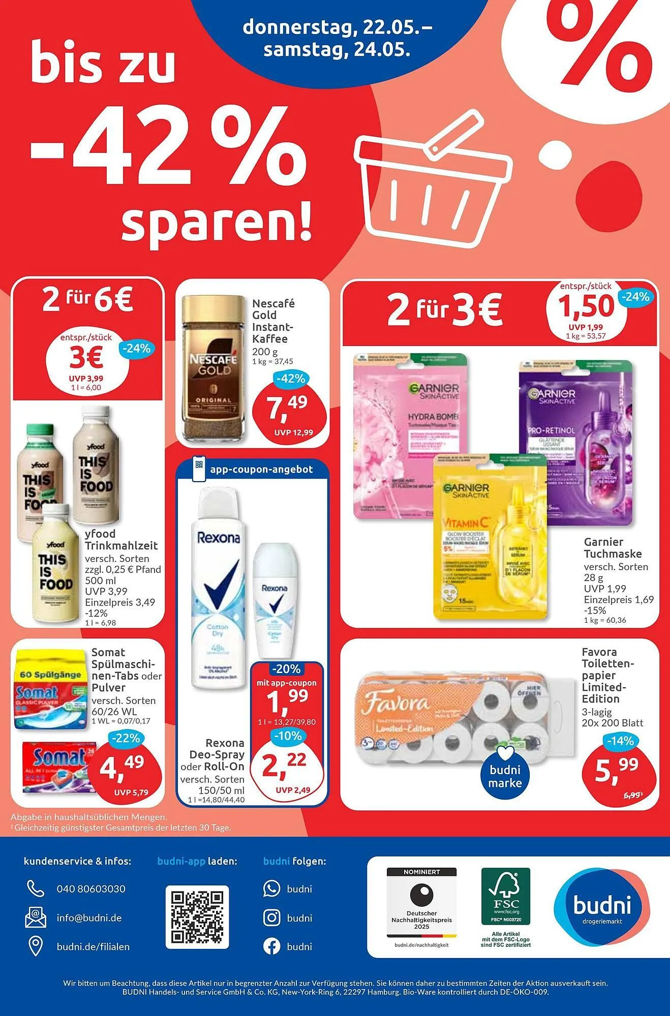 Budni Prospekt von 19. Mai bis 24. Mai 2025 - Prospekt seite 8