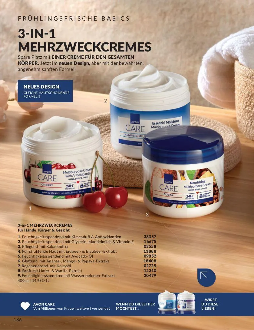 Avon Aktueller Prospekt von 19. März bis 2. April 2025 - Prospekt seite 186