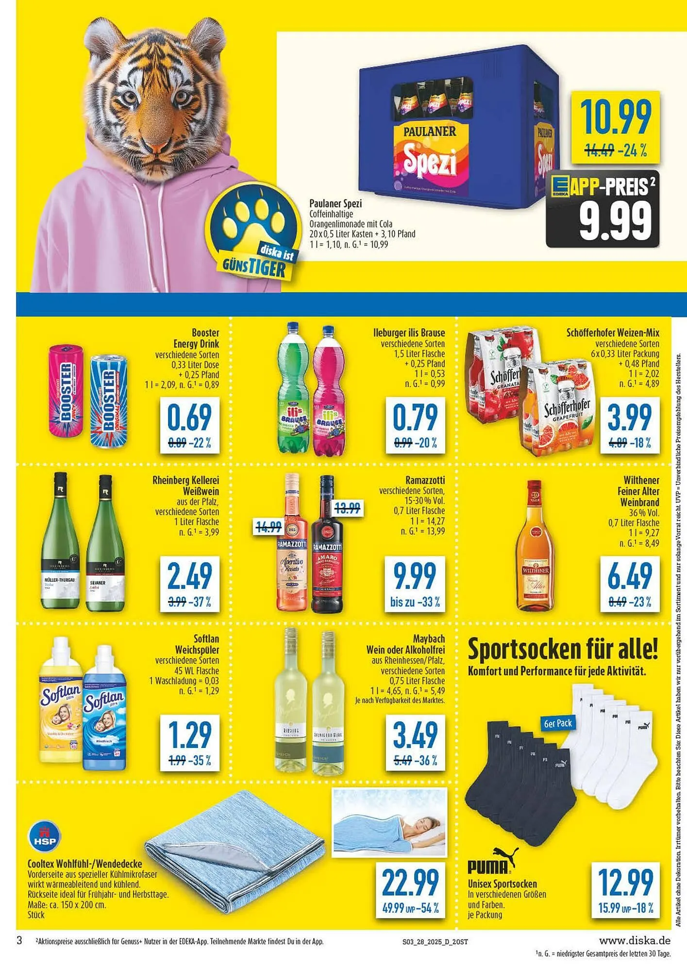 diska Prospekt von 7. Juli bis 12. Juli 2025 - Prospekt seite 3