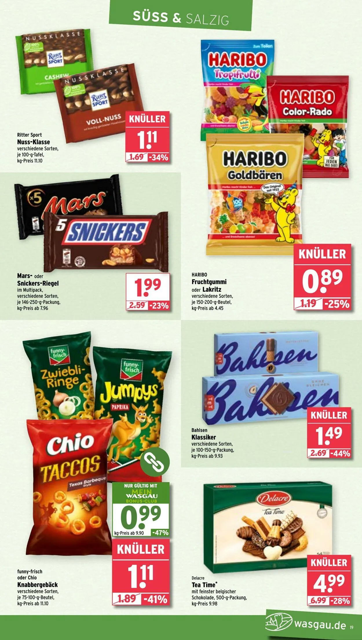 WASGAU Aktueller Prospekt von 23. März bis 6. April 2025 - Prospekt seite 19
