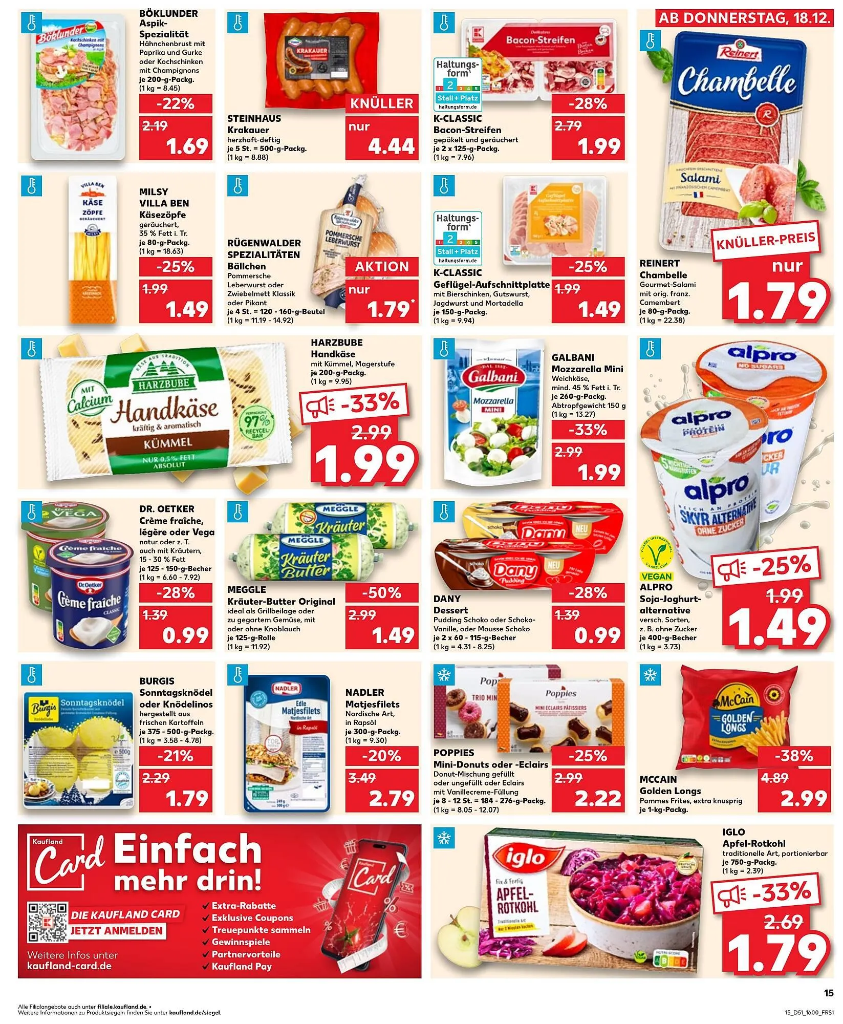 Kaufland Prospekt von 18. Dezember bis 24. Dezember 2025 - Prospekt seite 15