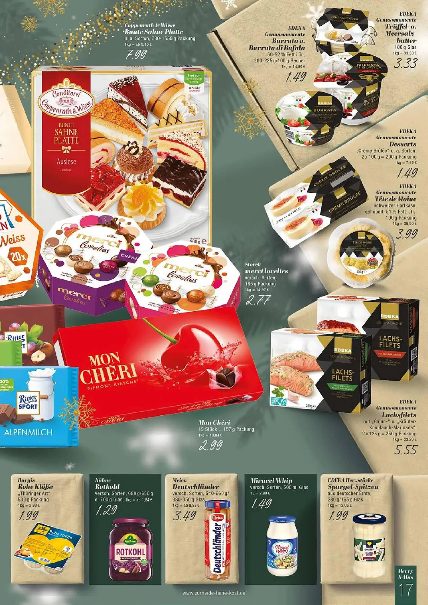 Edeka Prospekt von 14. Dezember bis 24. Dezember 2025 - Prospekt seite 17