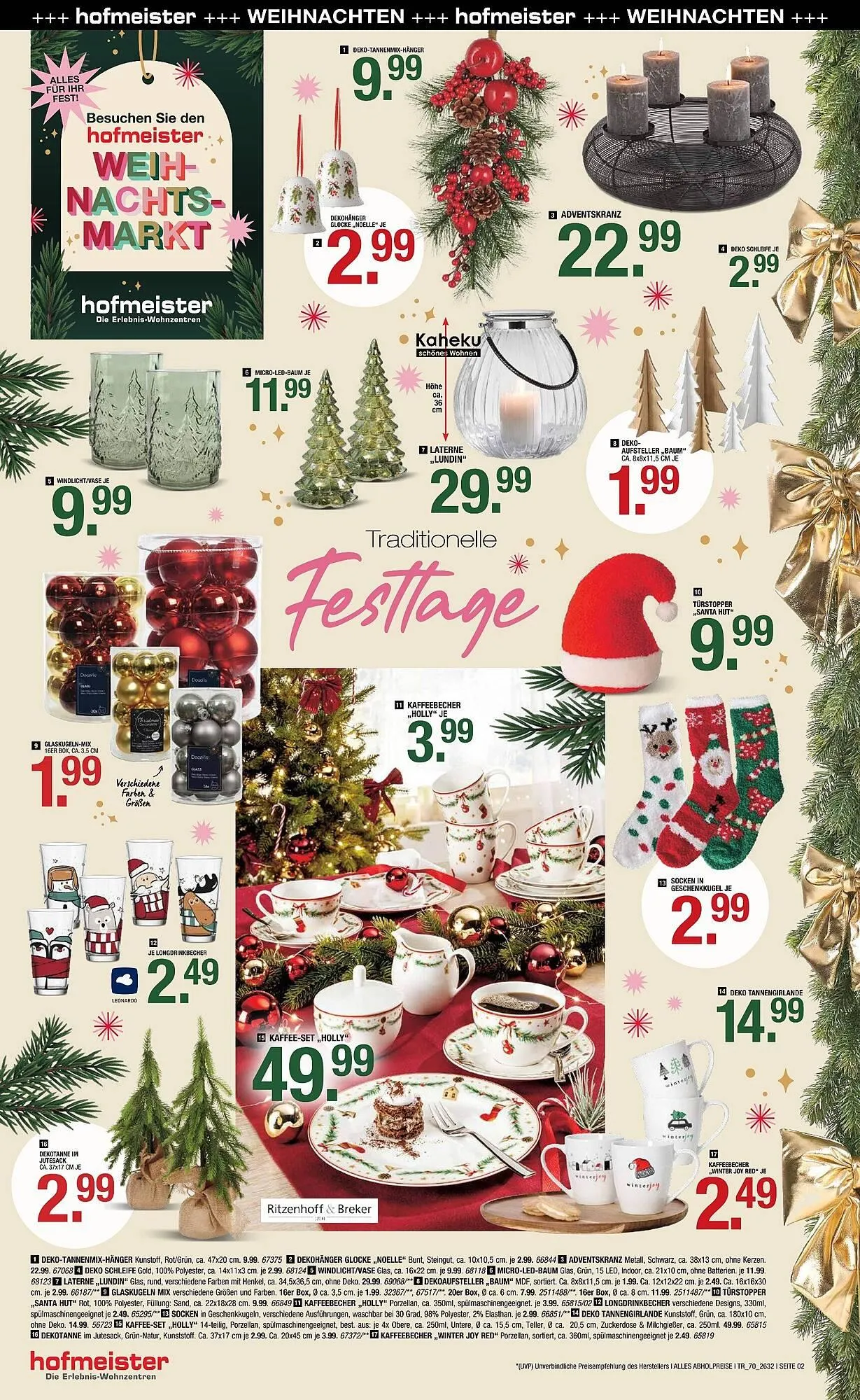 Hofmeister Prospekt von 5. November bis 6. Dezember 2025 - Prospekt seite 2