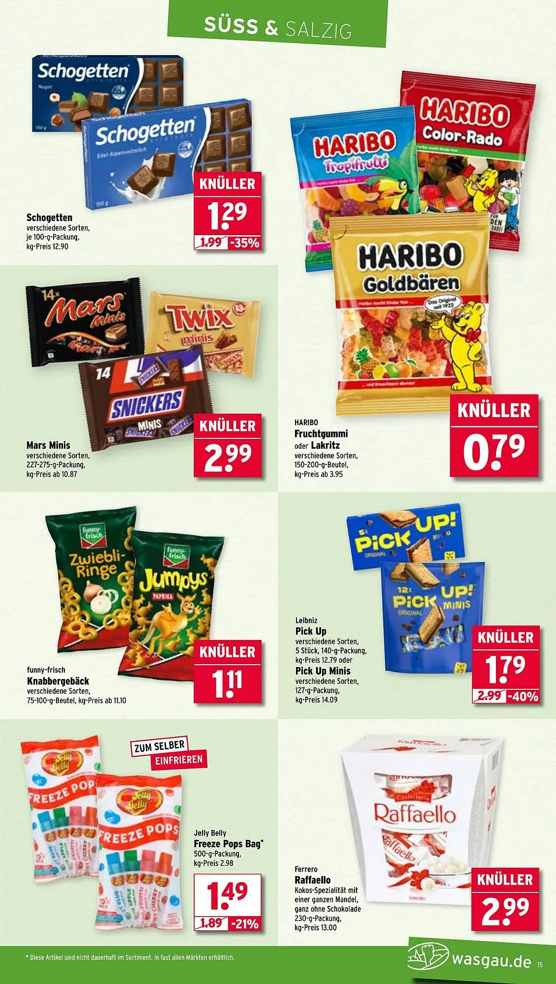 Wasgau Prospekt von 30. Juni bis 5. Juli 2025 - Prospekt seite 15