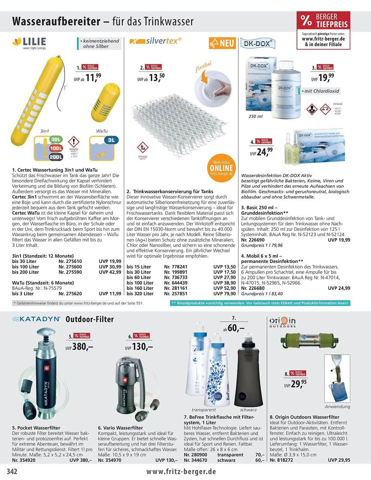 Fritz Berger Prospekt von 27. Mai bis 31. Dezember 2025 - Prospekt seite 346