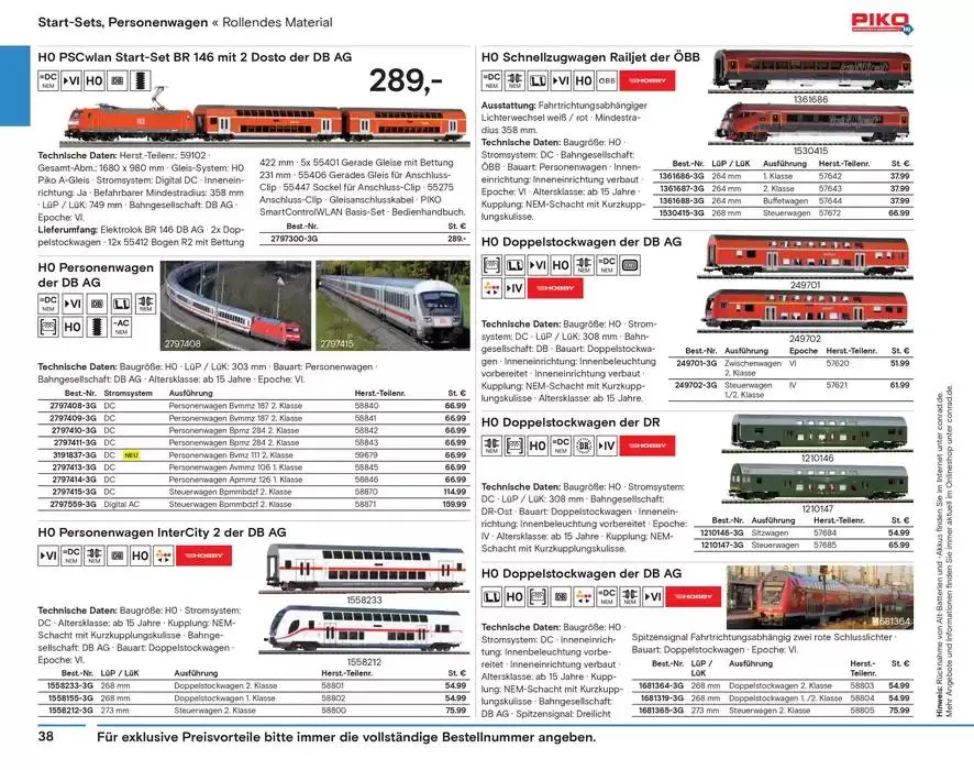 Modellbahn Katalog von 29. Oktober bis 31. Dezember 2025 - Prospekt seite 40