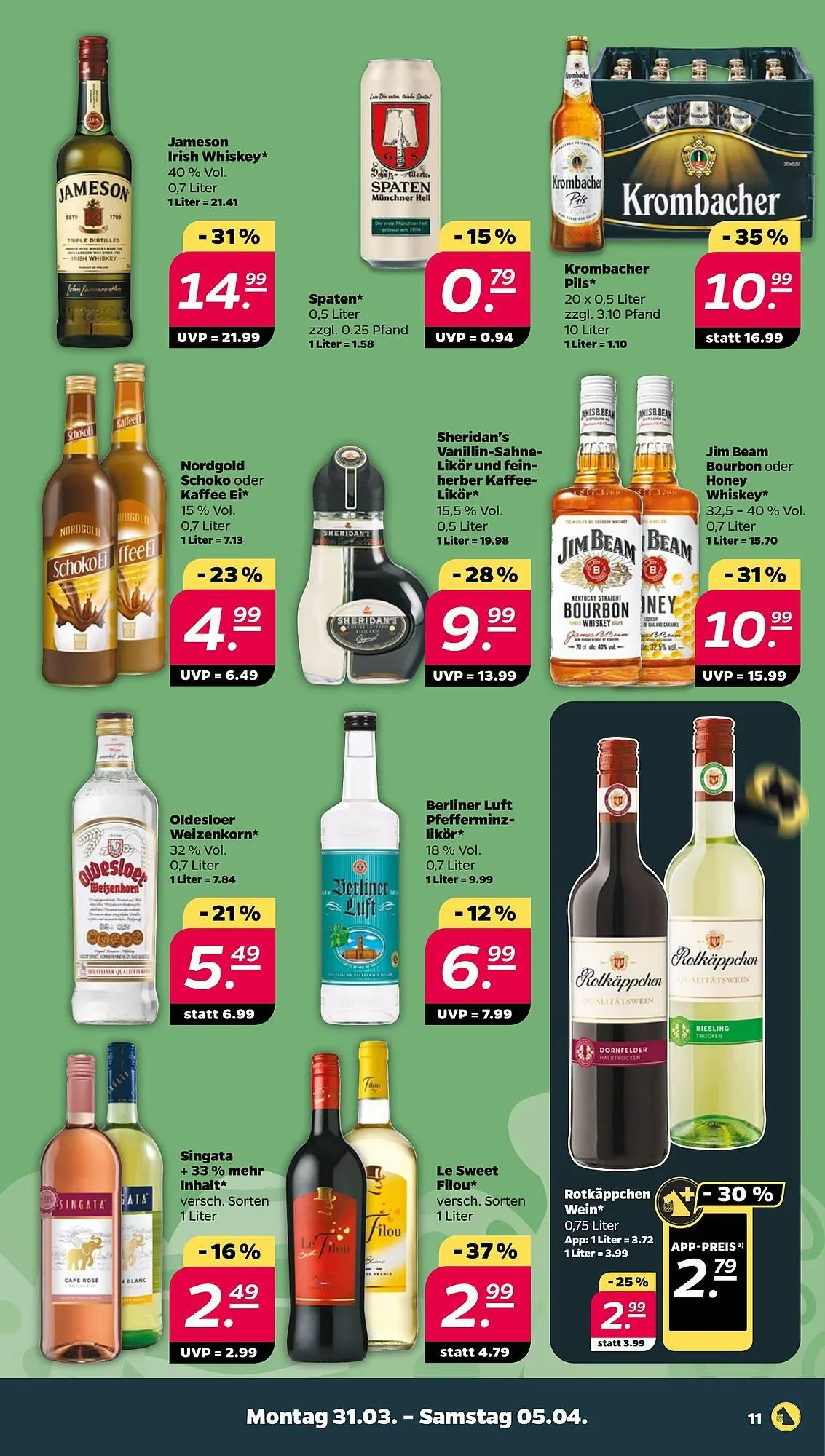 NETTO Prospekt von 31. März bis 5. April 2025 - Prospekt seite 11