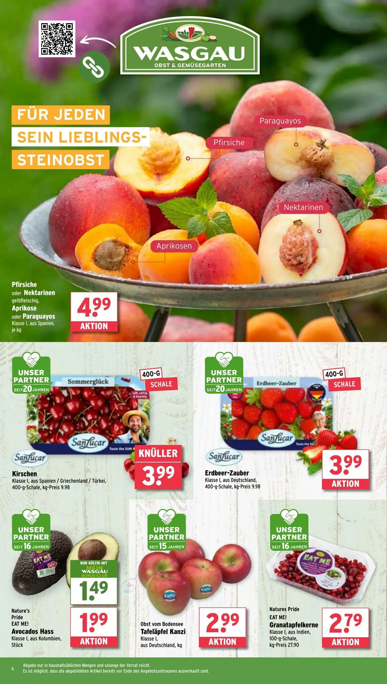 Wasgau von 16. Juni bis 21. Juni 2025 - Prospekt seite 6