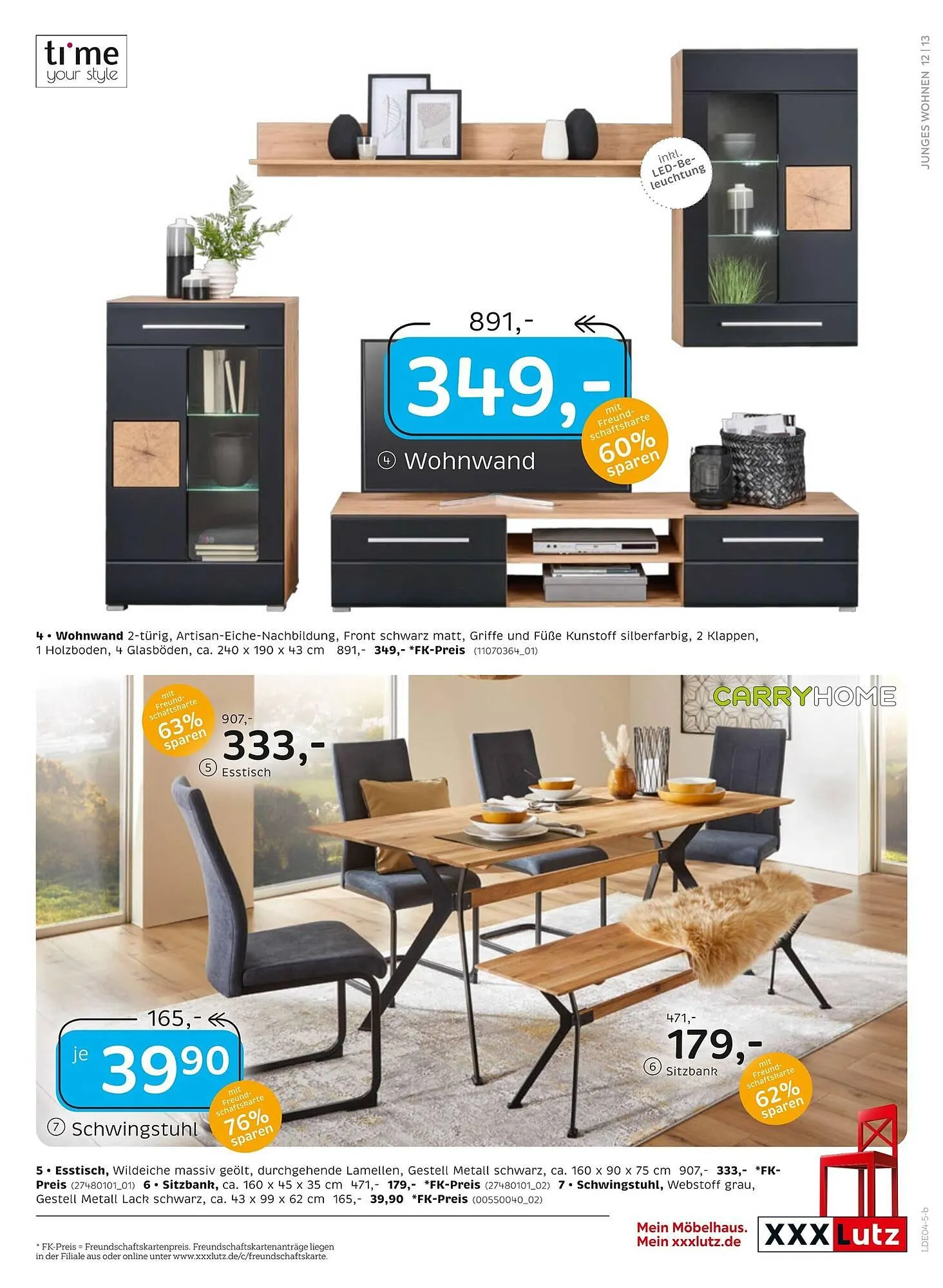 XXXLutz Prospekt von 31. März bis 13. April 2025 - Prospekt seite 13