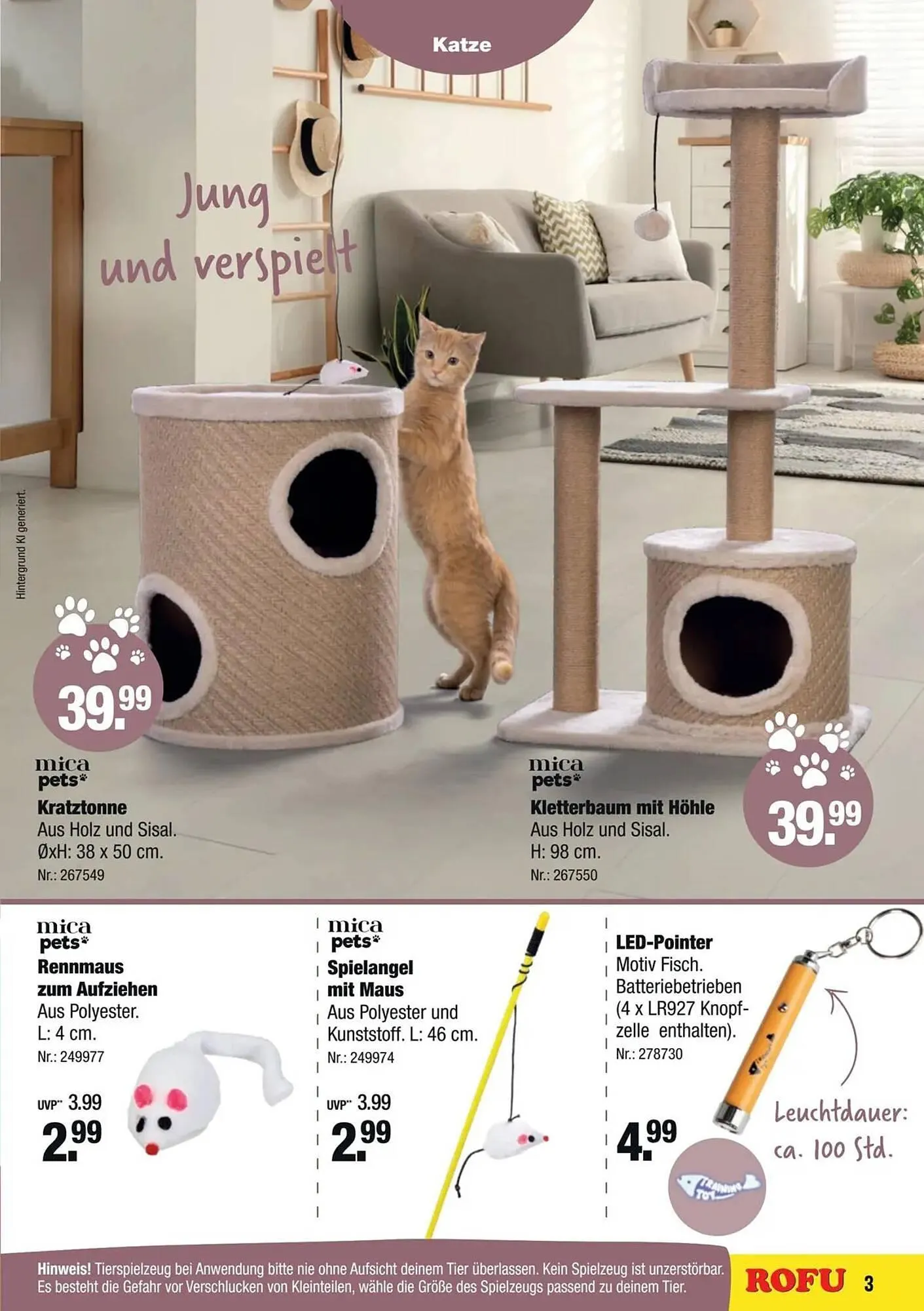 Rofu Kinderland Prospekt von 22. März bis 10. Mai 2026 - Prospekt seite 3