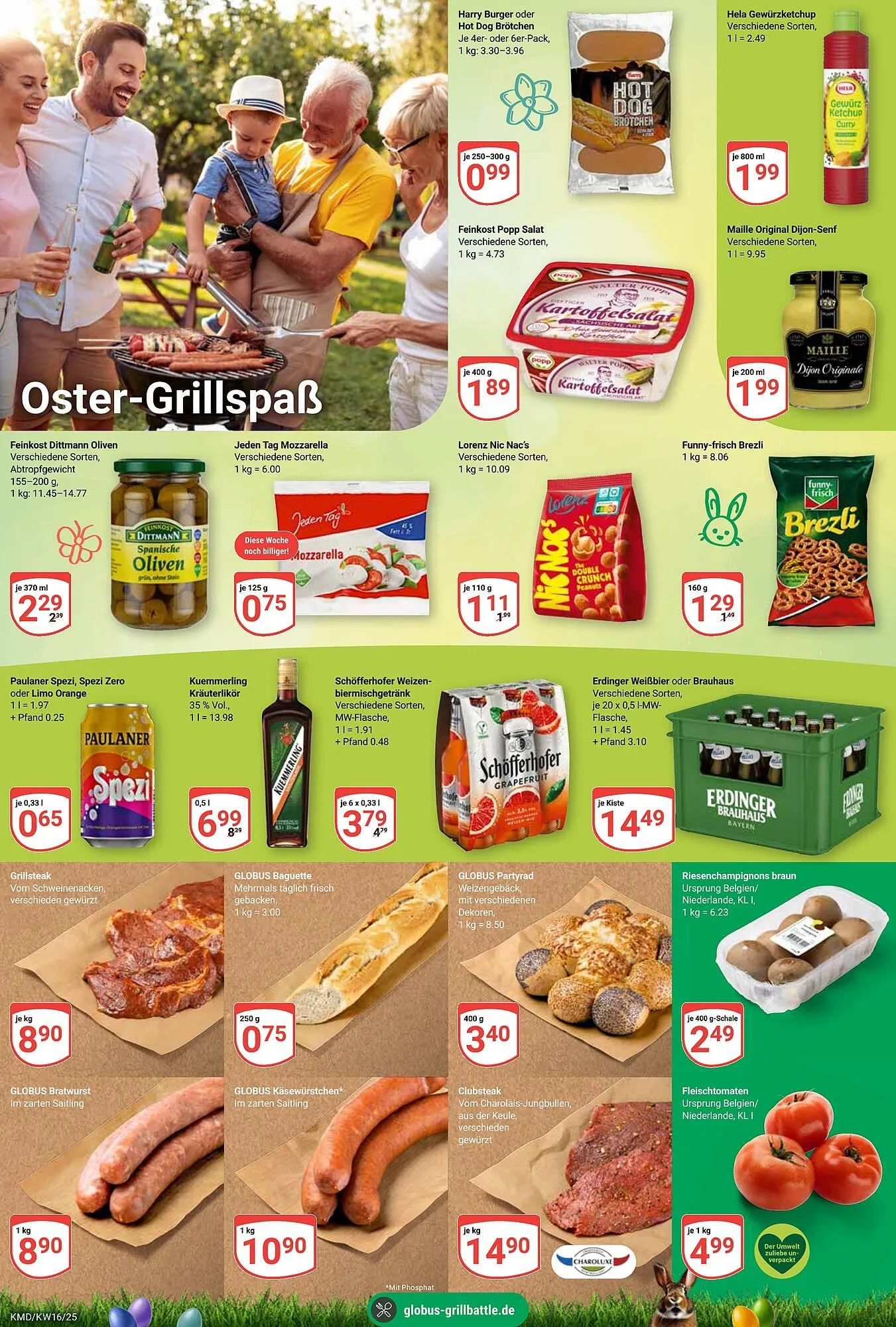 Globus Prospekt von 14. April bis 19. April 2025 - Prospekt seite 16