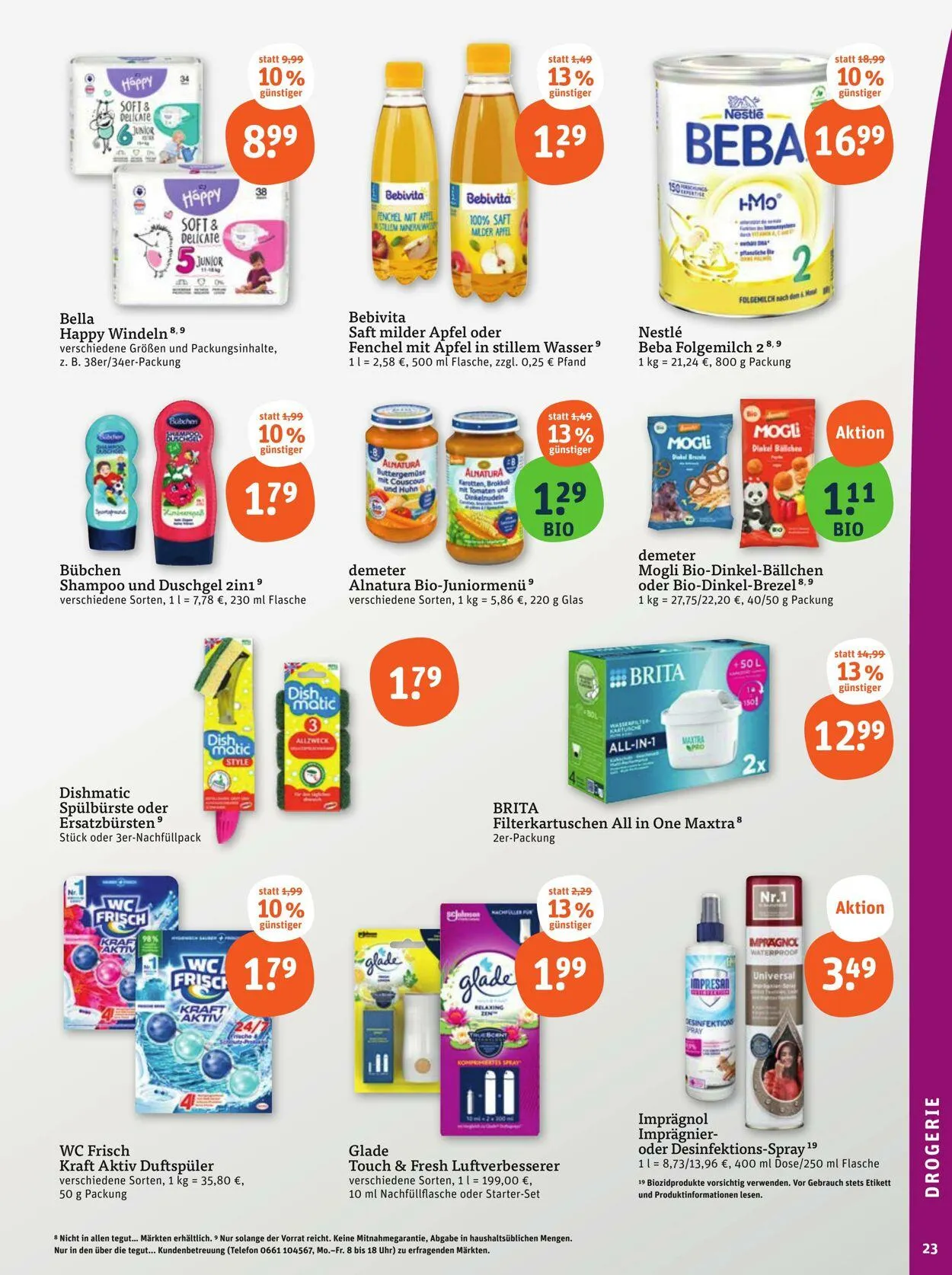 Tegut Aktueller Prospekt von 1. September bis 7. September 2025 - Prospekt seite 25