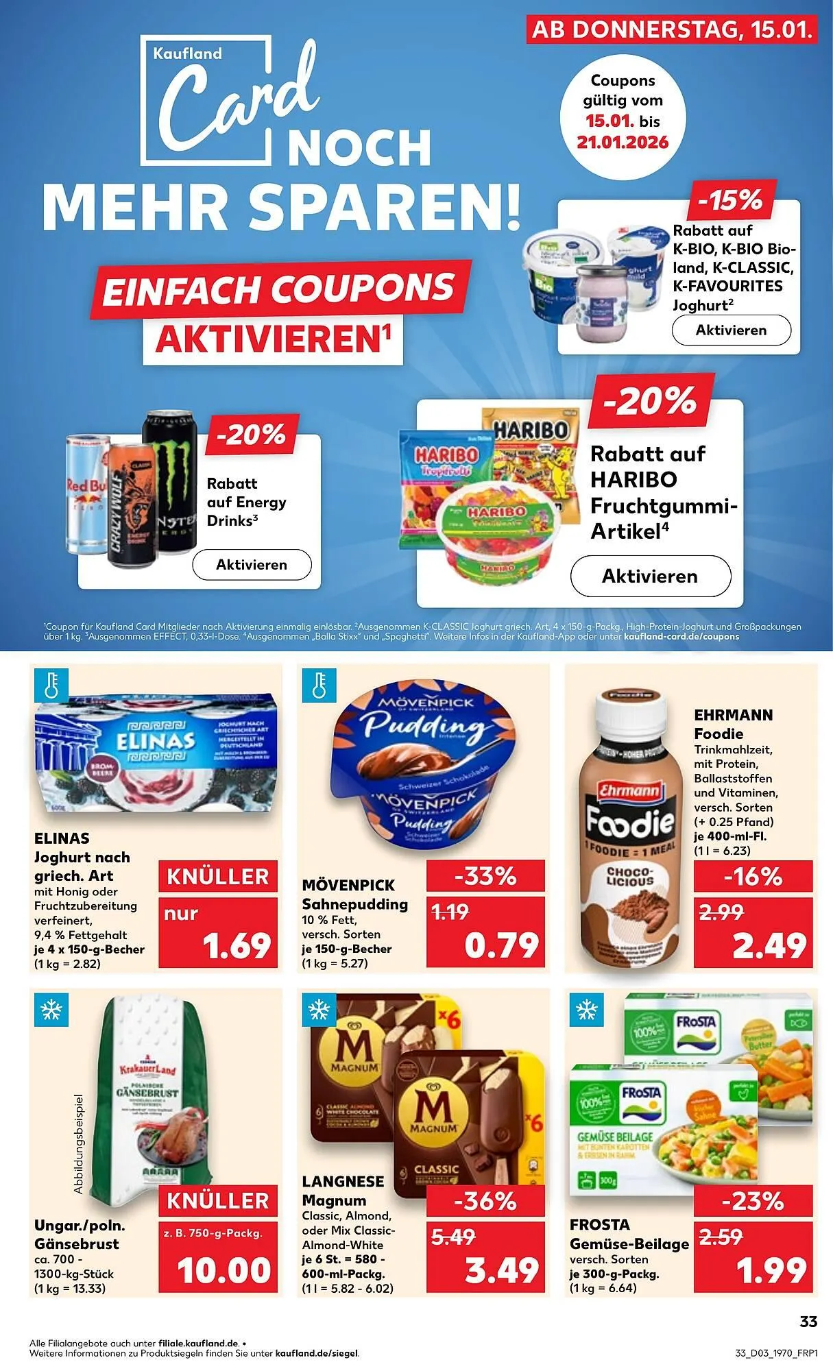Kaufland Prospekt von 15. Januar bis 21. Januar 2026 - Prospekt seite 33