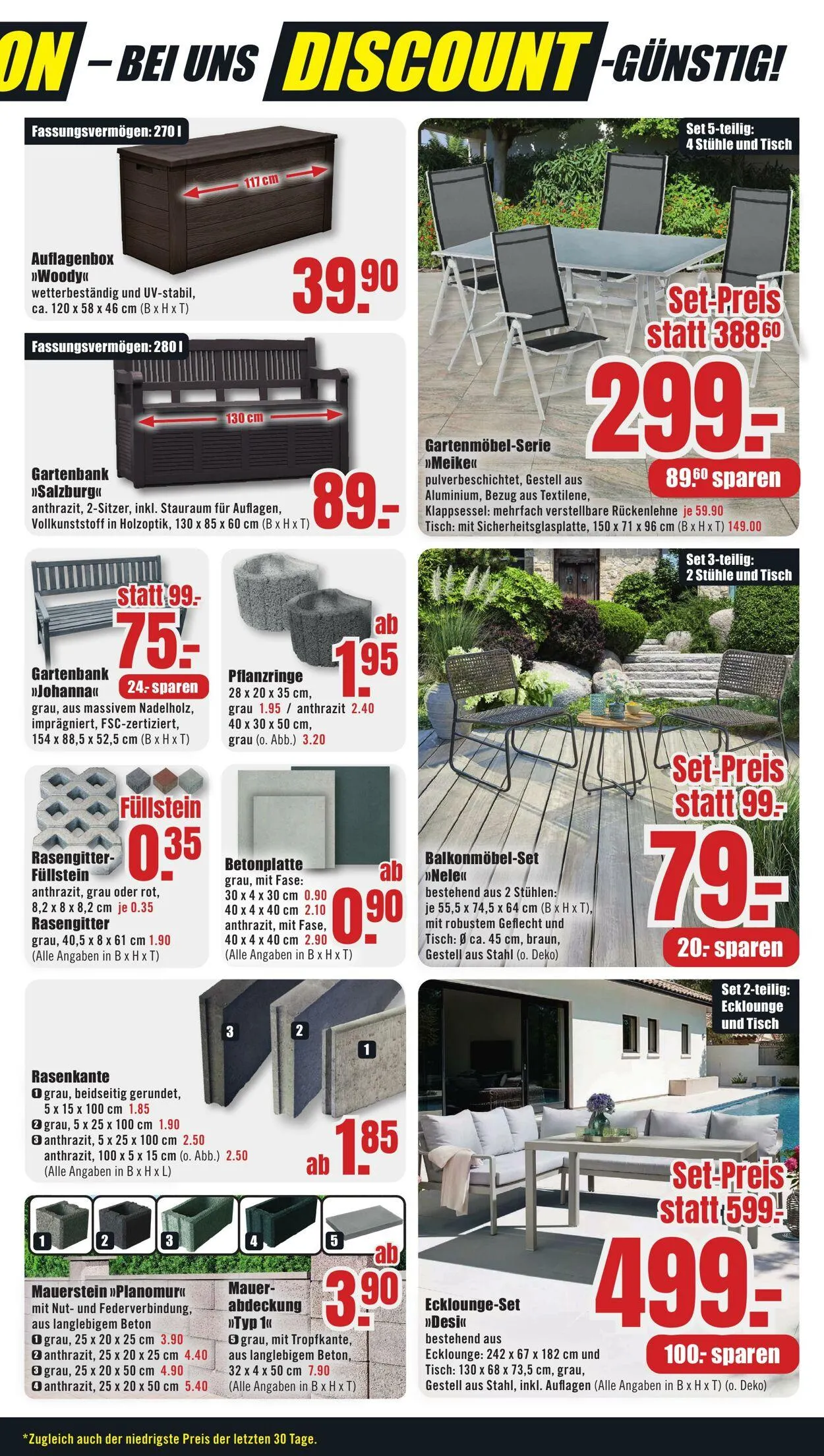 B1 Discount Baumarkt von 8. März bis 14. März 2025 - Prospekt seite 3