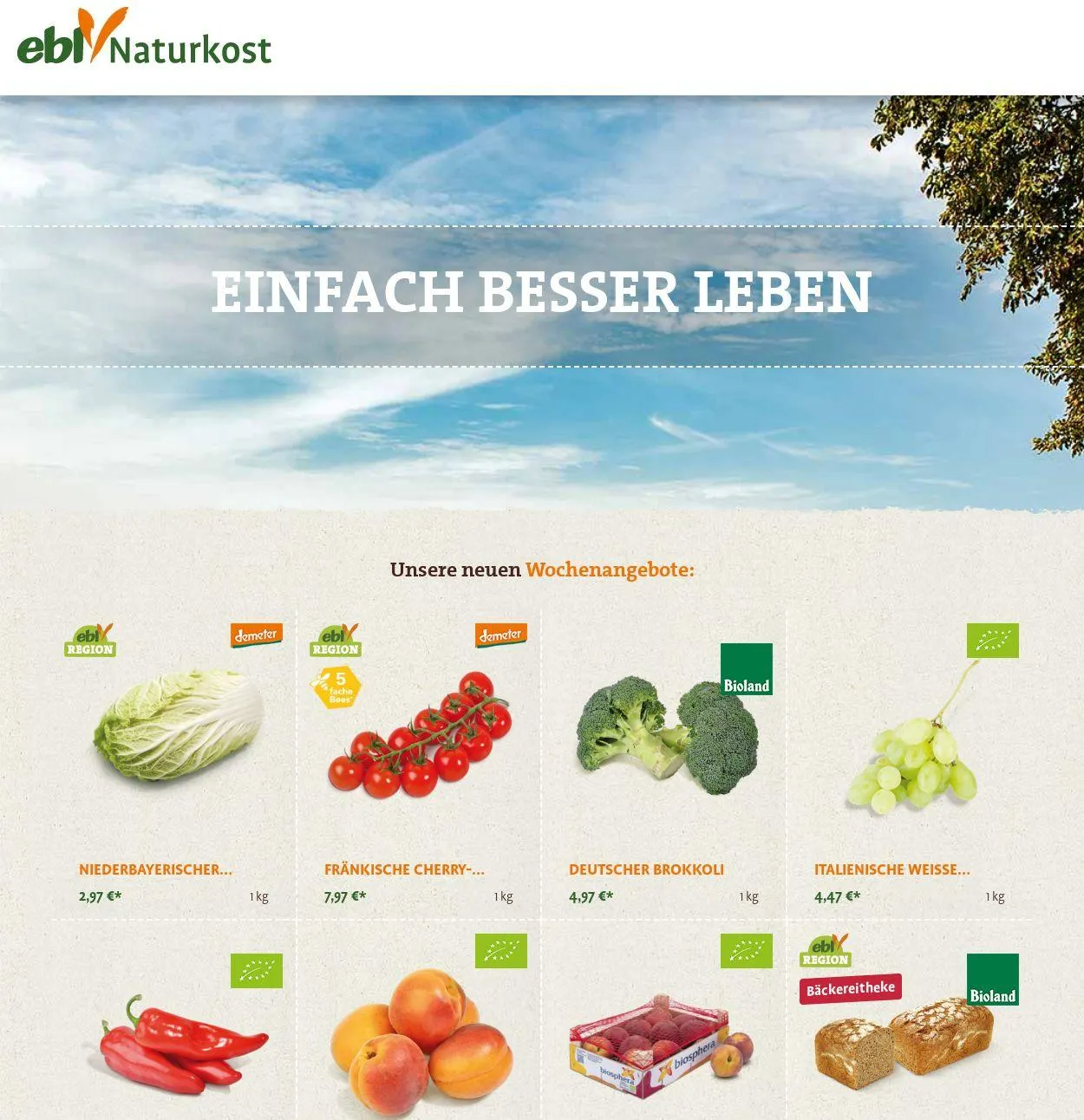 ebl Naturkos von 30. Juni bis 9. Juli 2025 - Prospekt seite 1