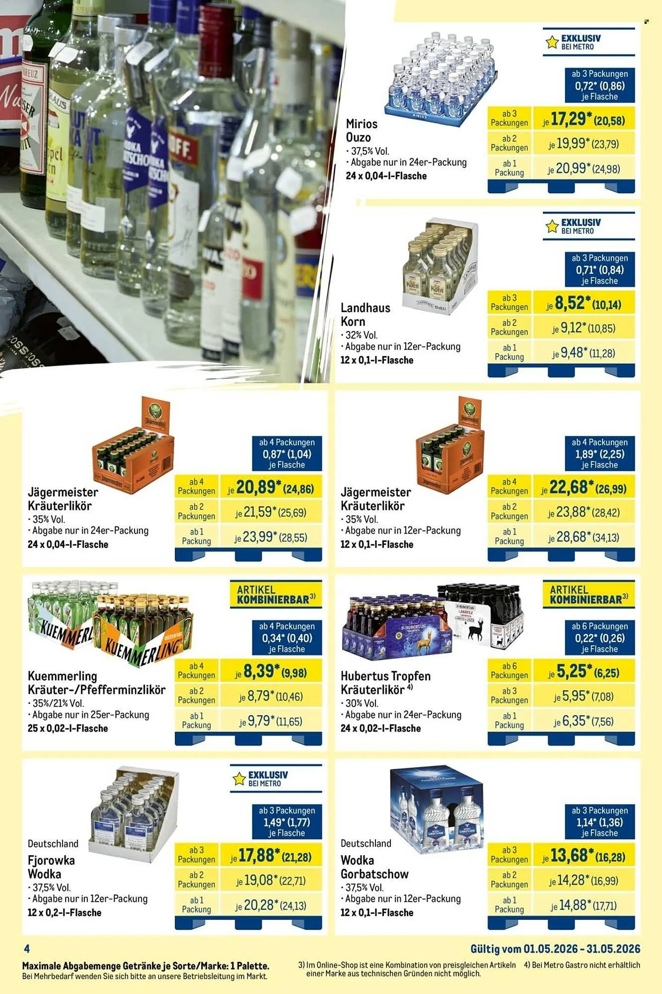 METRO Prospekt von 1. Mai bis 31. Mai 2026 - Prospekt seite 4