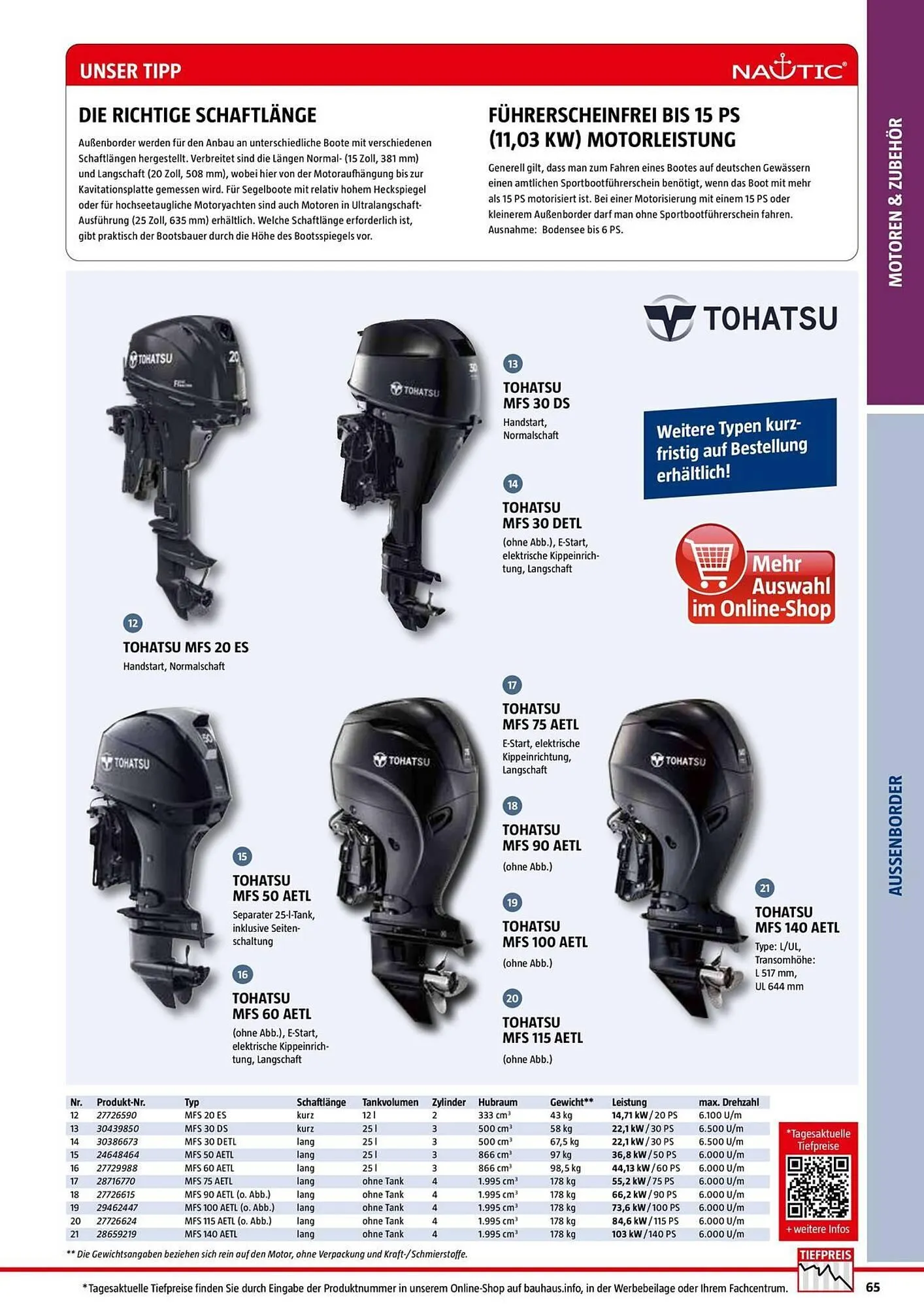 Bauhaus Magazin von 1. Februar bis 28. Februar 2026 - Prospekt seite 65