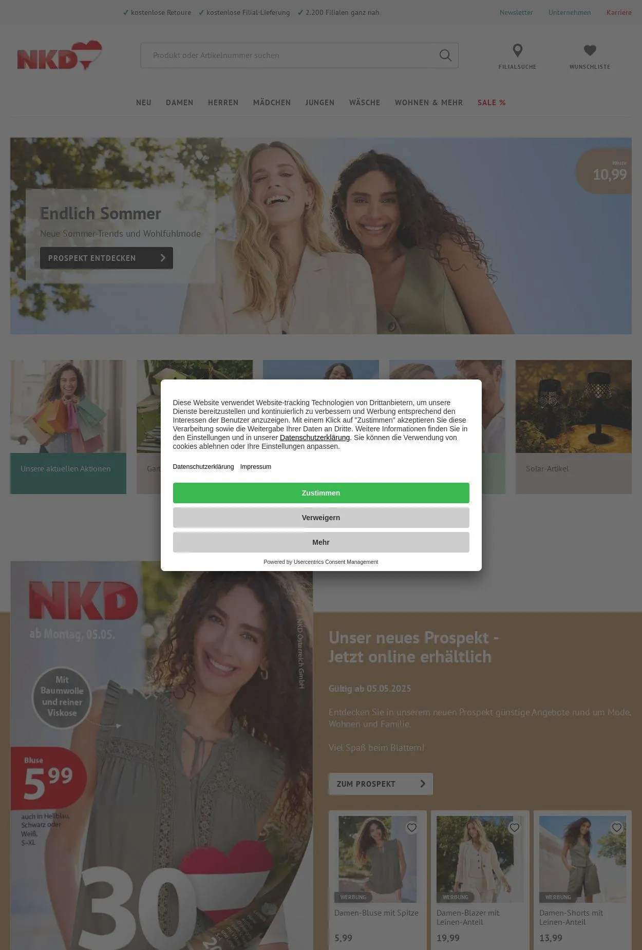 NKD von 5. Mai bis 11. Mai 2025 - Prospekt seite 2