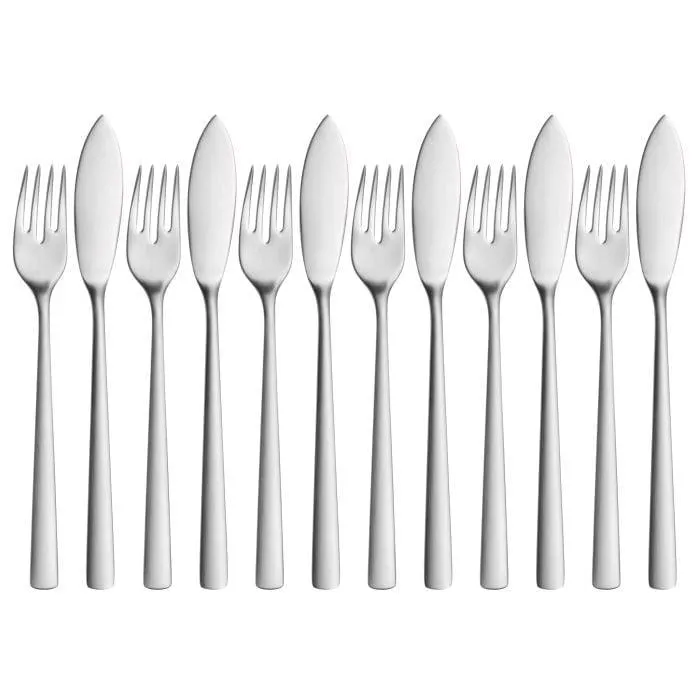 Corvo Fischbesteck-Set, 12-teilig, Cromargan protect®