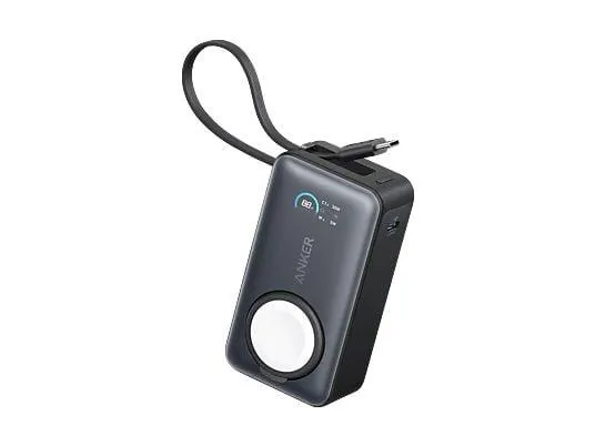 ANKER MagGo (10K, 35W, für Apple Watch) Powerbank 10000mAh Schwarz