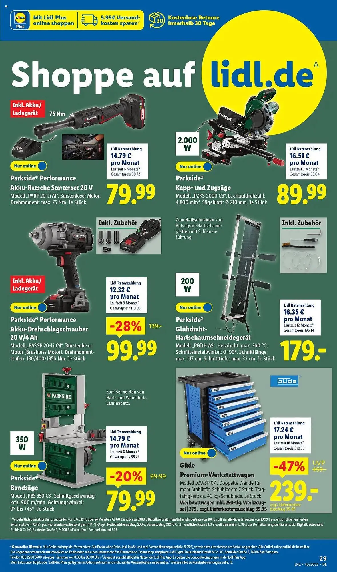 Lidl Prospekt von 29. September bis 4. Oktober 2025 - Prospekt seite 21