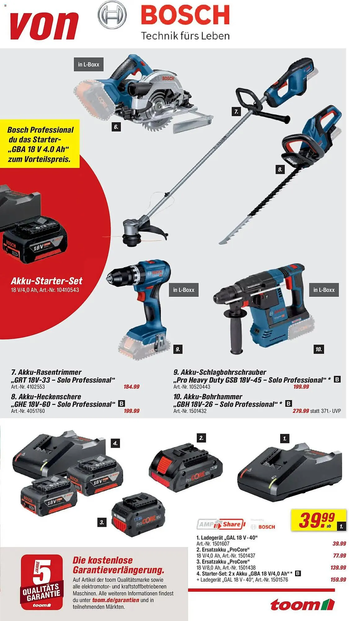 Toom Baumarkt Prospekt von 18. April bis 24. April 2026 - Prospekt seite 19